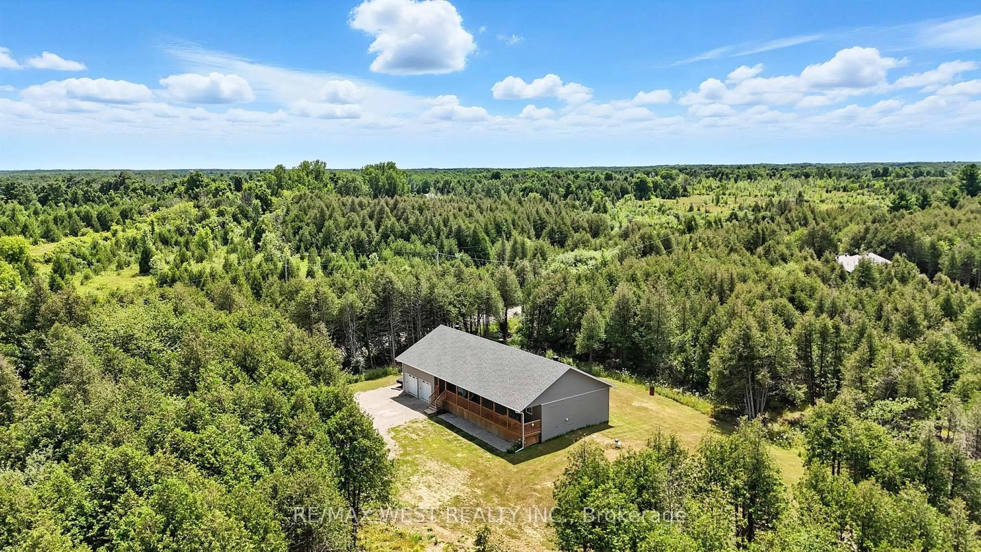 A pic from outside/outdoor area/front of a property/back of a property/a pic from drone, forest/trees view for 11650 Rocksprings Rd, Elizabethtown-Kitley Ontario K0G 1R0