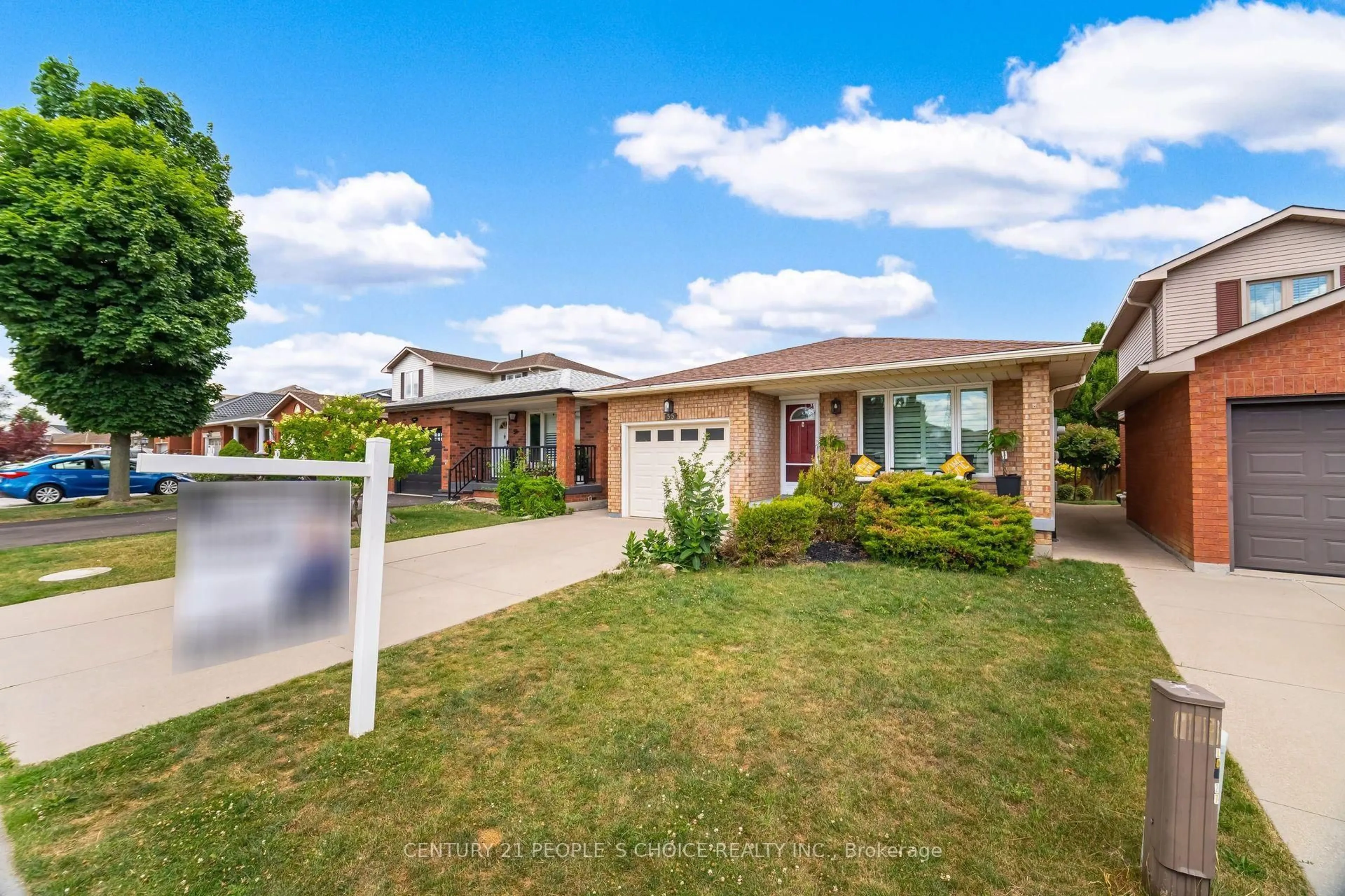 Home with brick exterior material, street for 55 Vineberg Dr, Hamilton Ontario L9B 2P6
