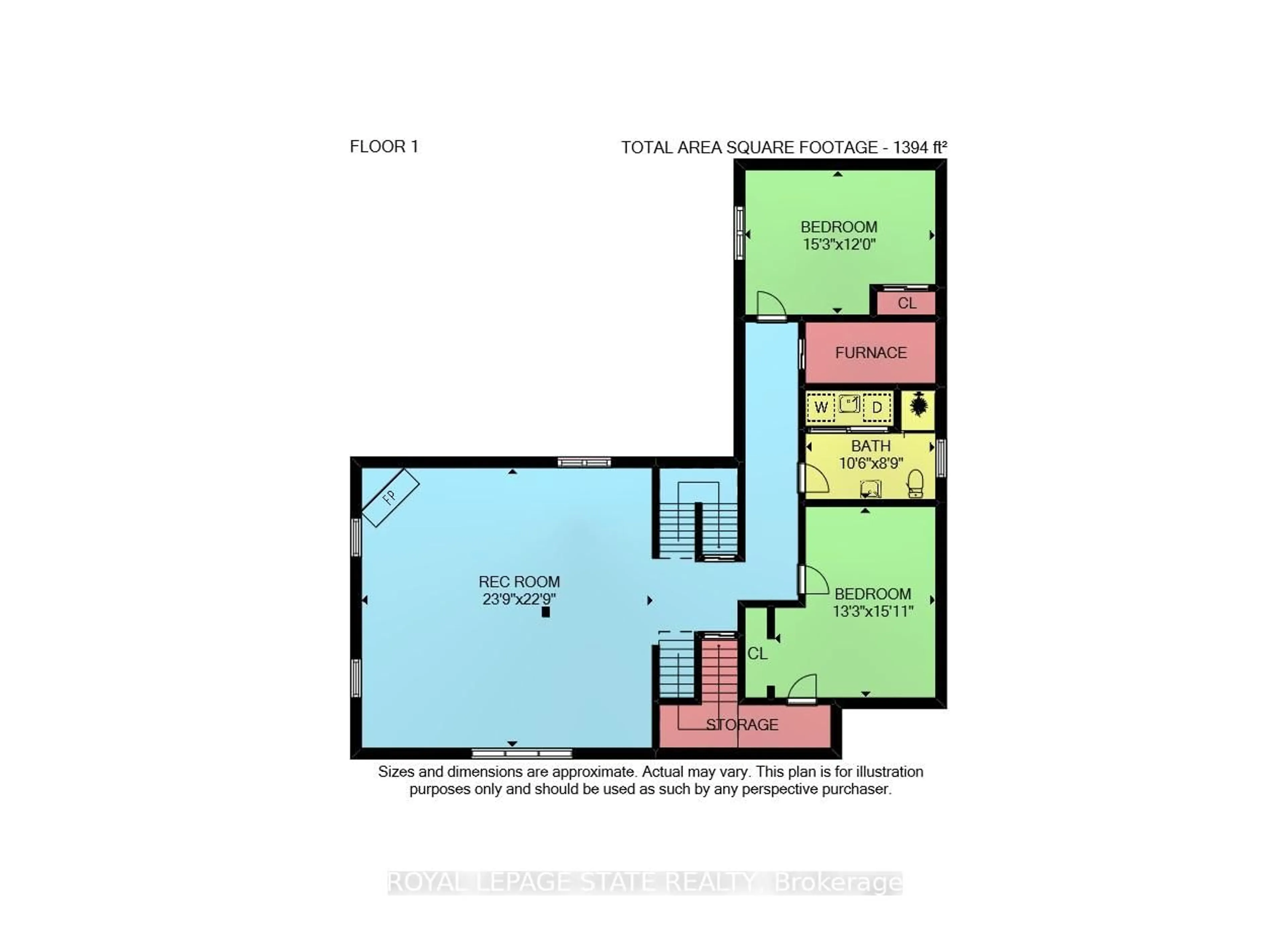 Floor plan for 20 Sarah St, Haldimand Ontario N0A 1H0