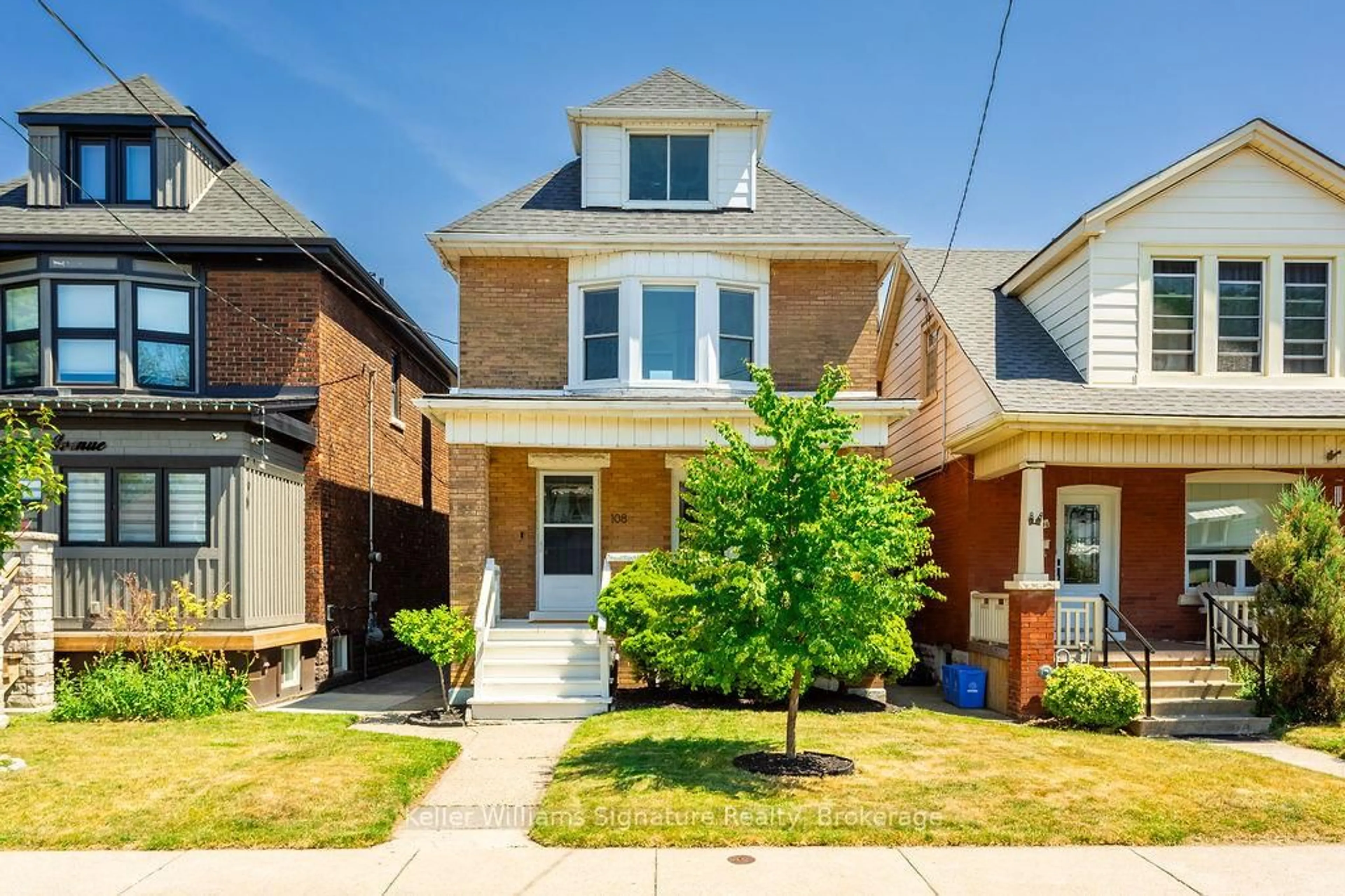 Home with brick exterior material, street for 108 Belmont Ave, Hamilton Ontario L8L 7M1