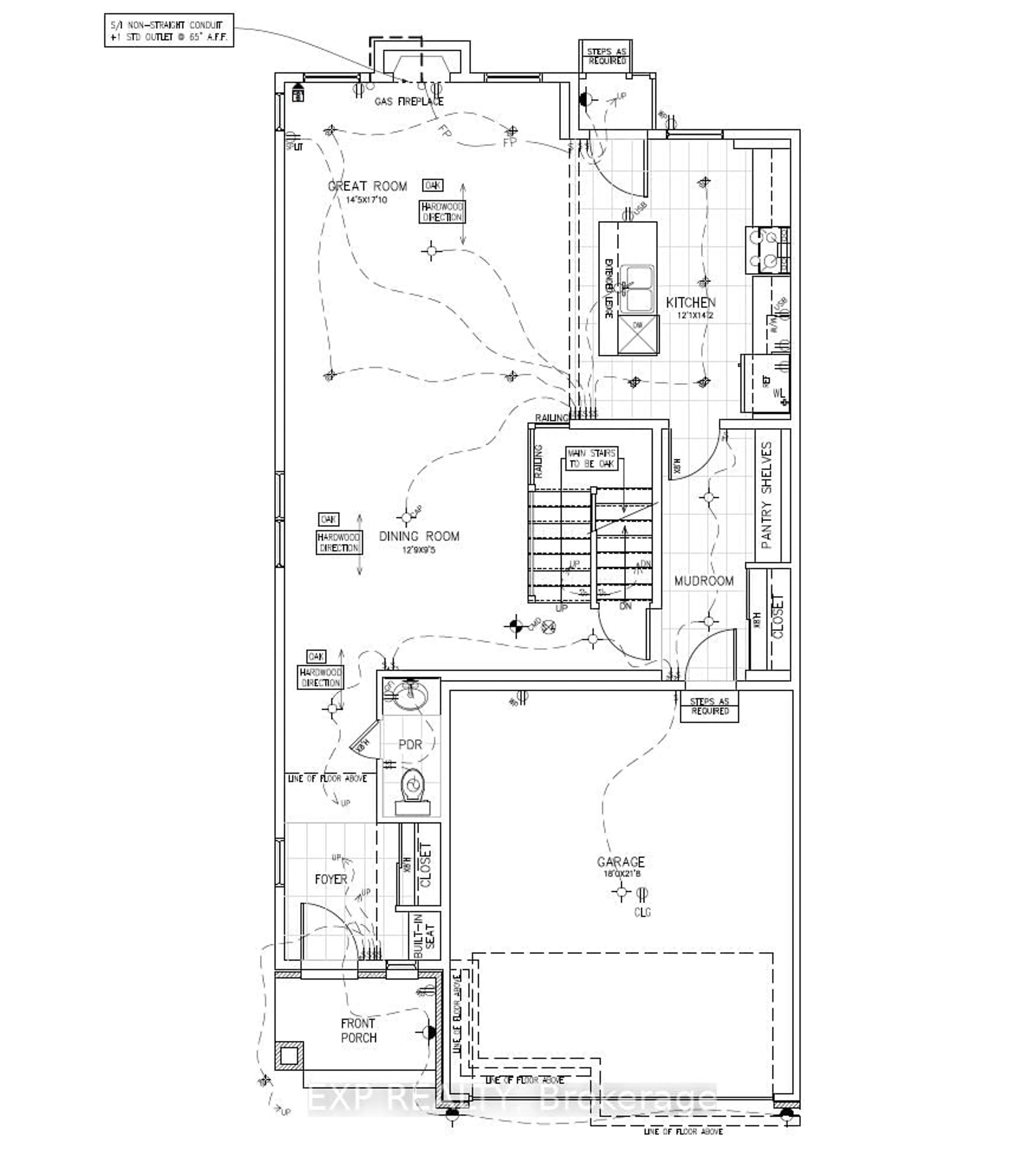 Floor plan for 600 Paakanaak Ave, Ottawa Ontario ON K1X 0J7