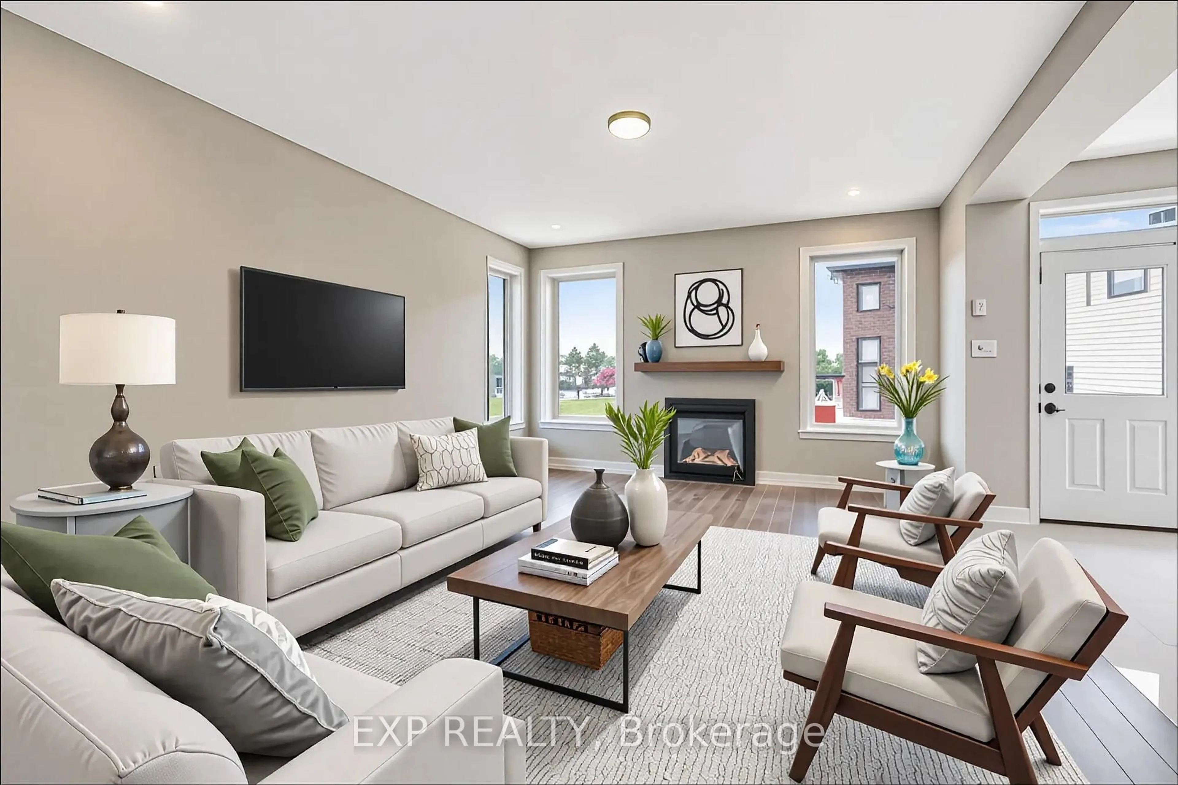 Living room with furniture, unknown for 600 Paakanaak Ave, Ottawa Ontario ON K1X 0J7