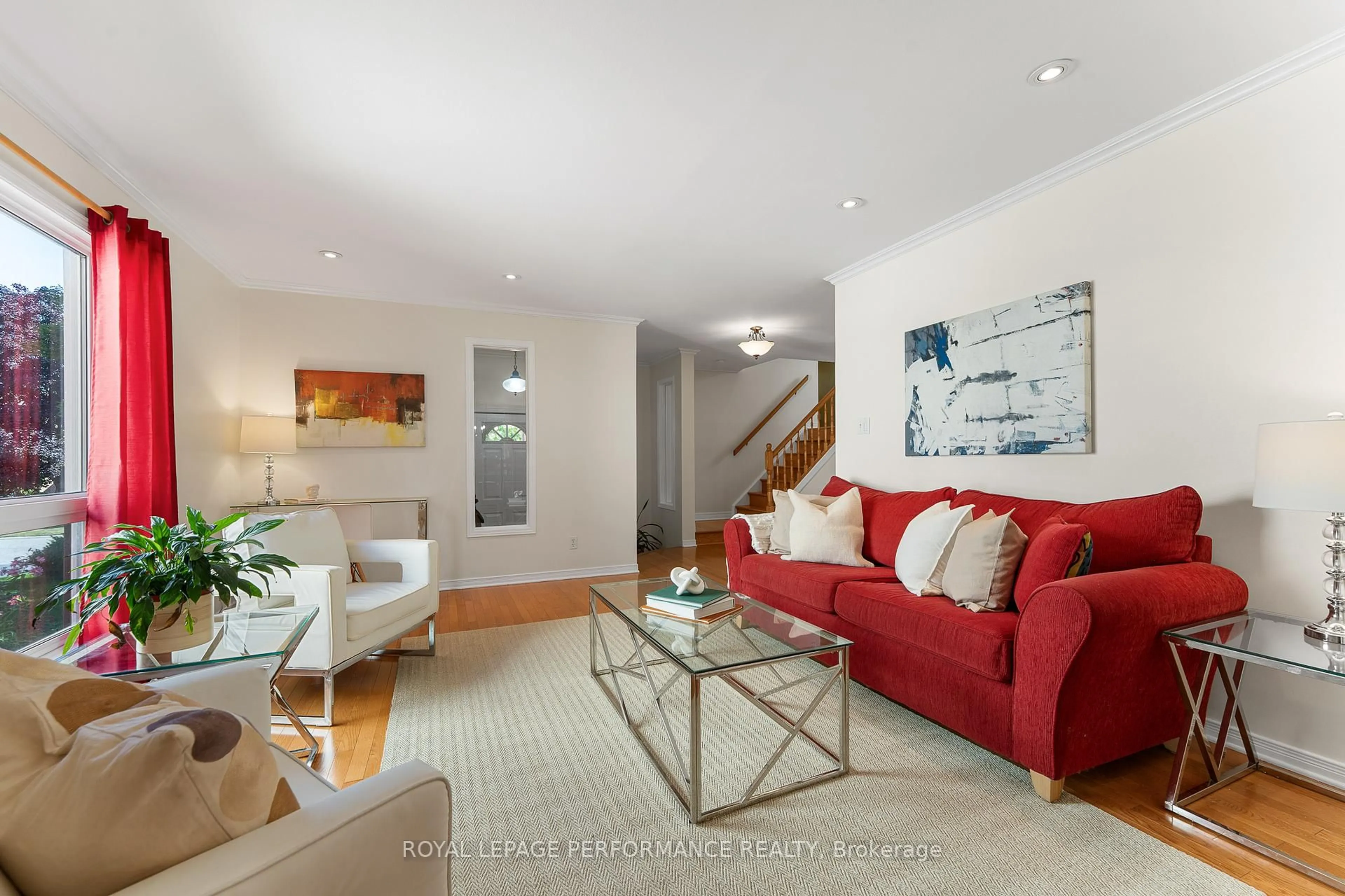 Living room with furniture, unknown for 102 Shearer Cres, Kanata Ontario K2L 3W1