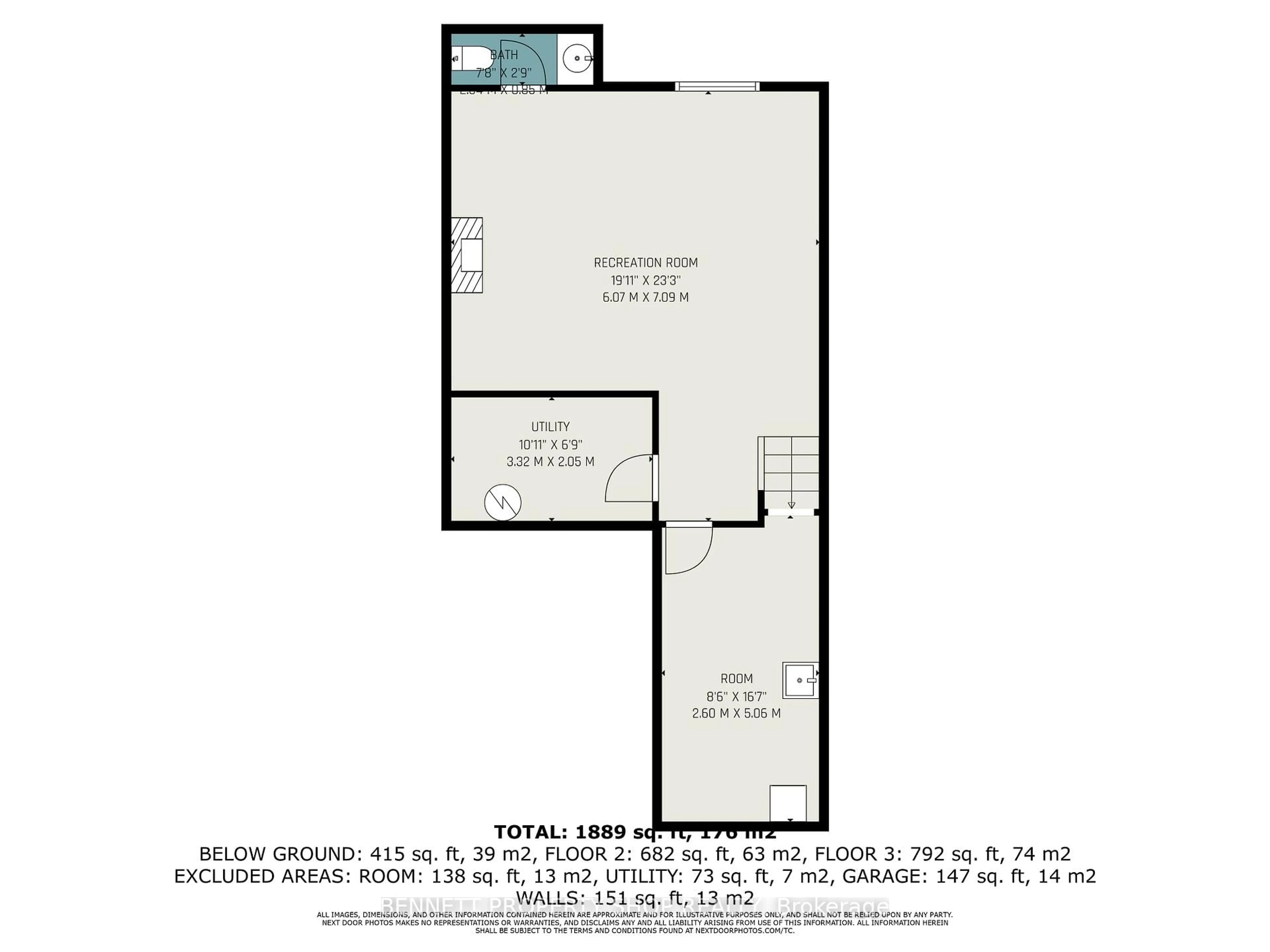Floor plan for 508 Pepperville Cres, Ottawa Ontario K2M 0E3