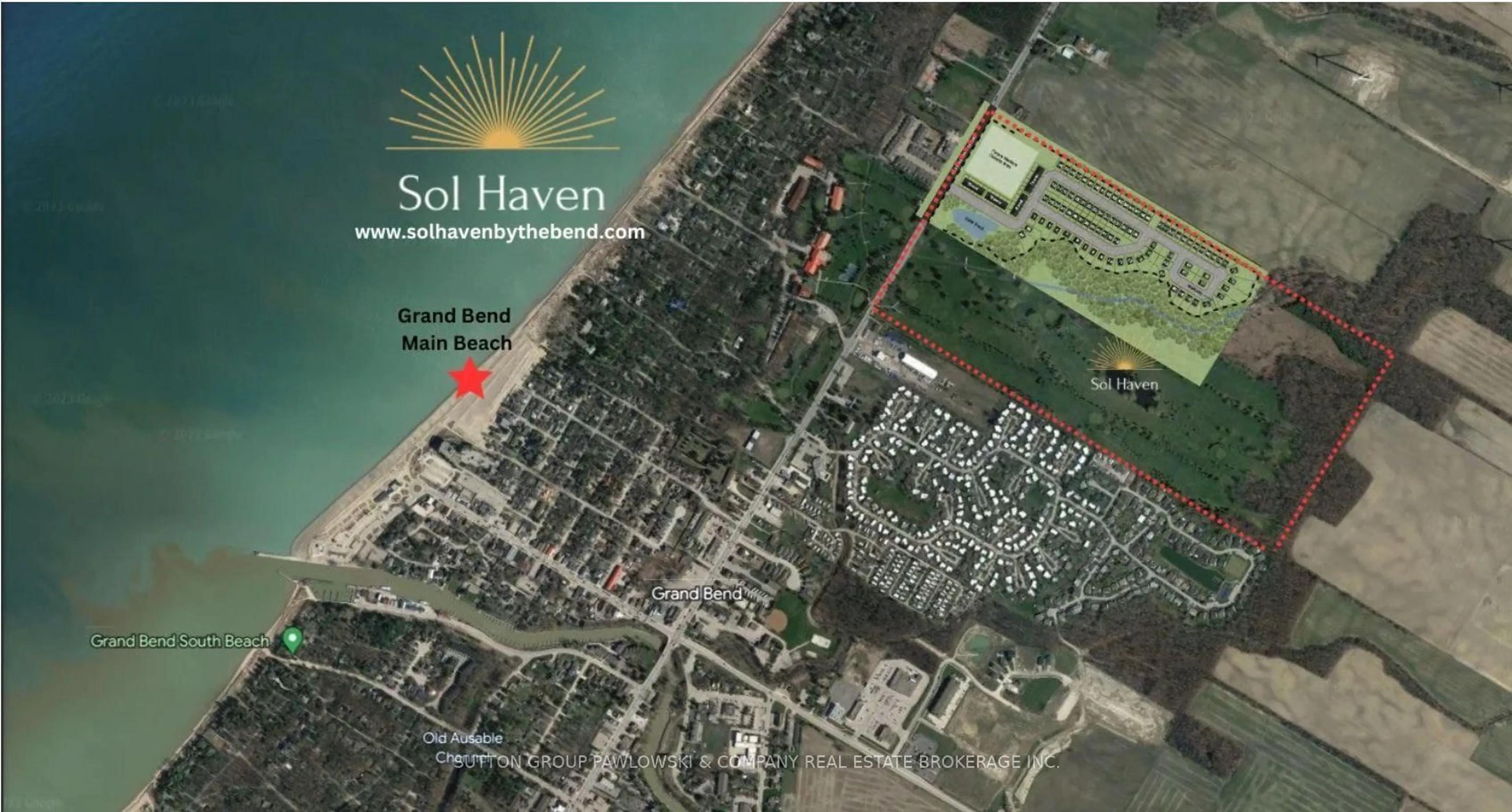 A pic from outside/outdoor area/front of a property/back of a property/a pic from drone, street for 87 Dearing Dr #LOT #25, South Huron Ontario N0M 1T0
