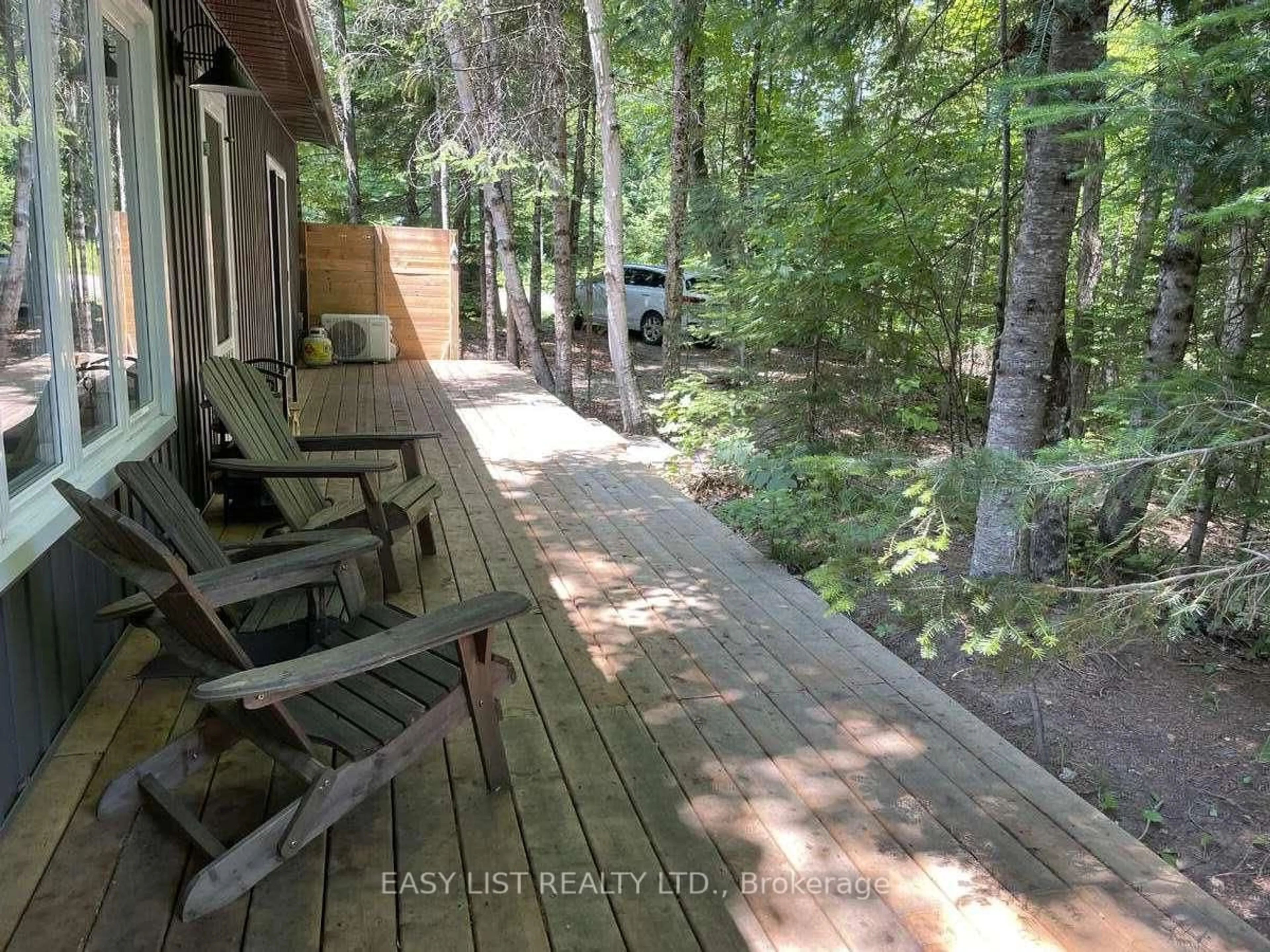 Patio, forest/trees view for 1397 Tattersal Rd, Dysart et al Ontario K0M 1S0