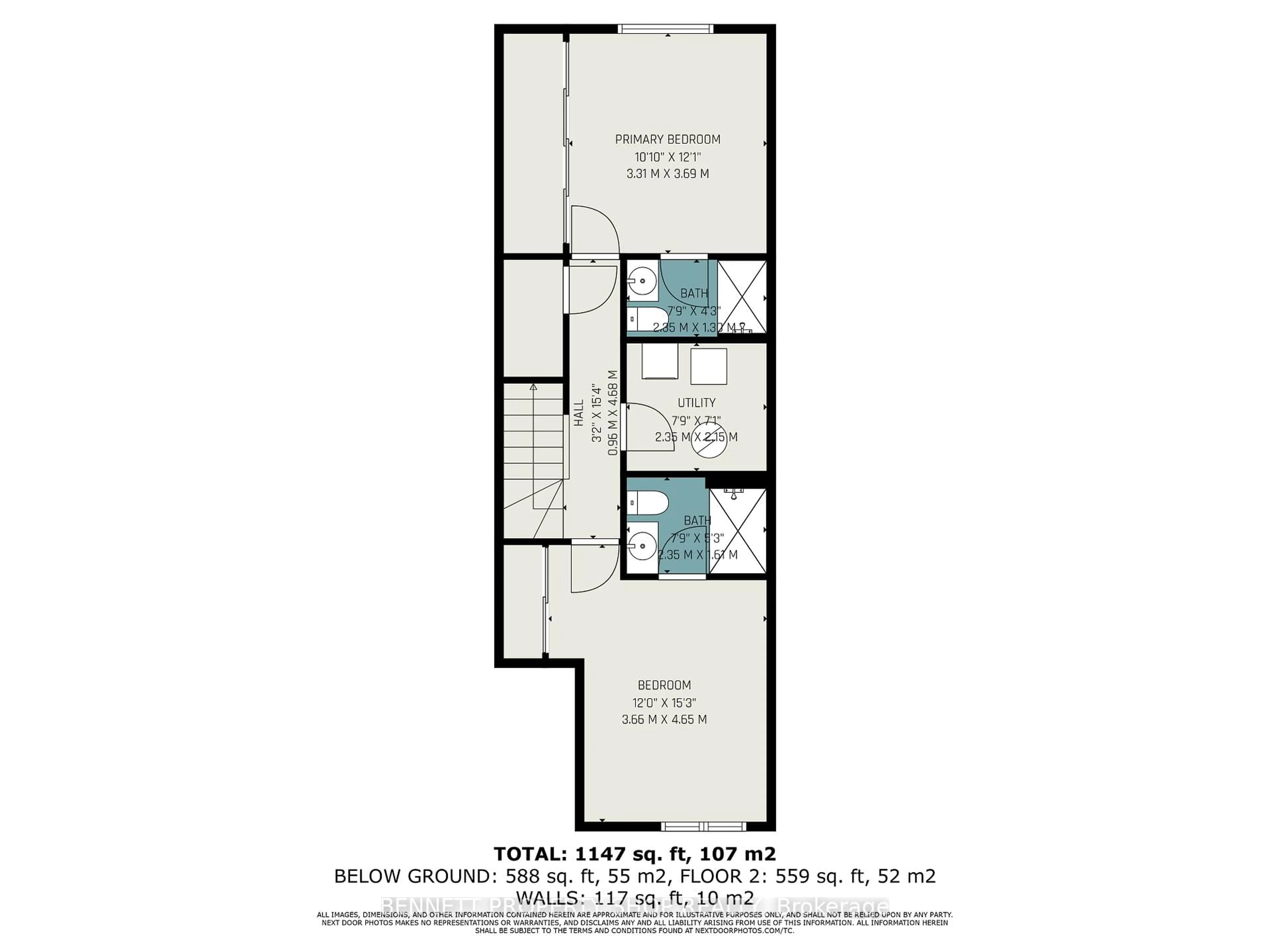 Floor plan for 631 Louis Toscano Dr #58, Ottawa Ontario K4A 0B7