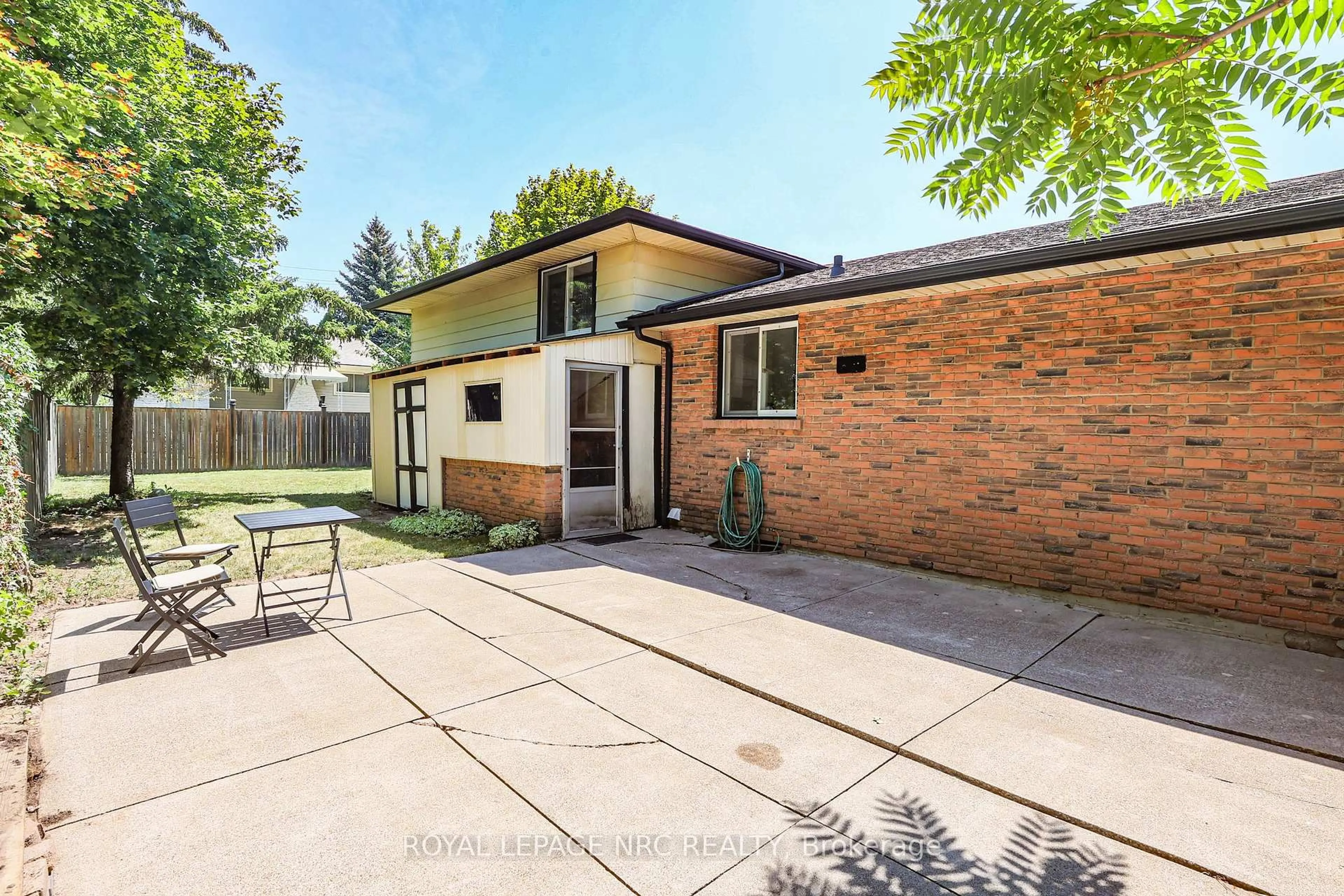 Home with brick exterior material, street for 1 Rainbow Dr, St. Catharines Ontario L2M 7A2