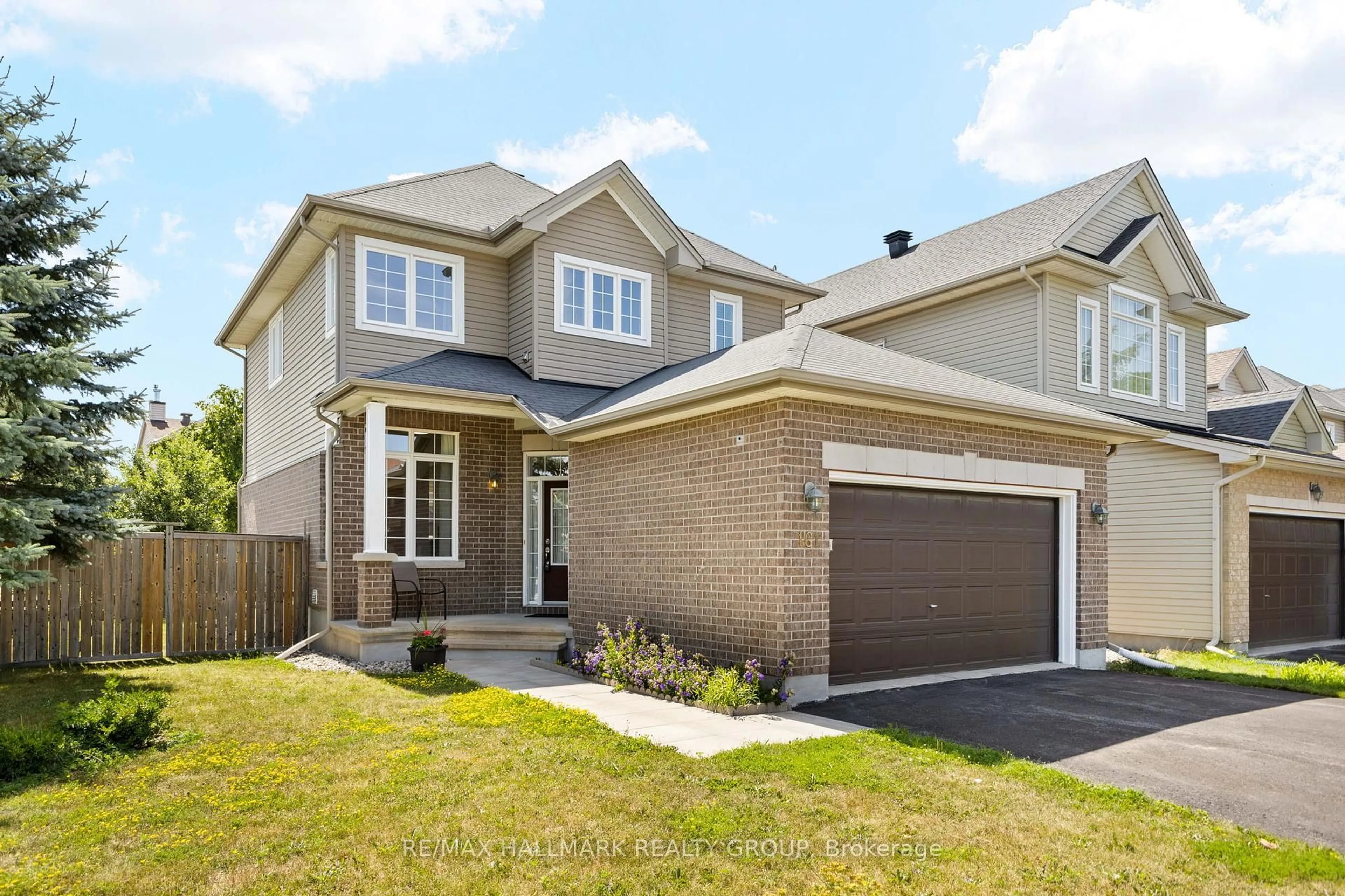 Home with brick exterior material, street for 161 Bridgestone Dr, Kanata Ontario K2M 2E3