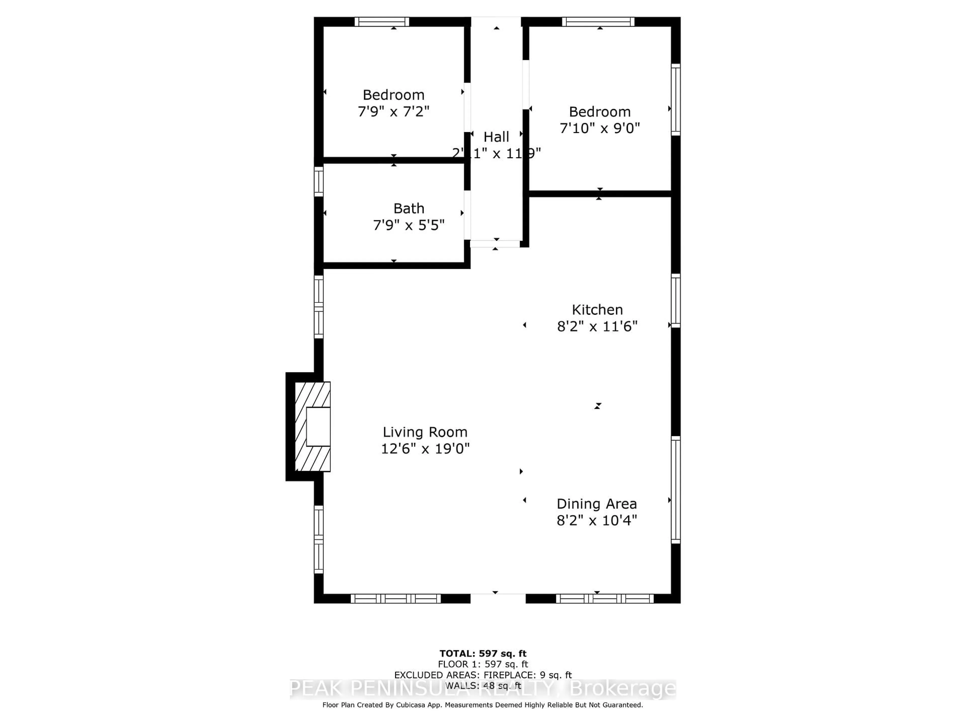Floor plan for 11 Bass Lane, Norfolk Ontario N0E 1M0