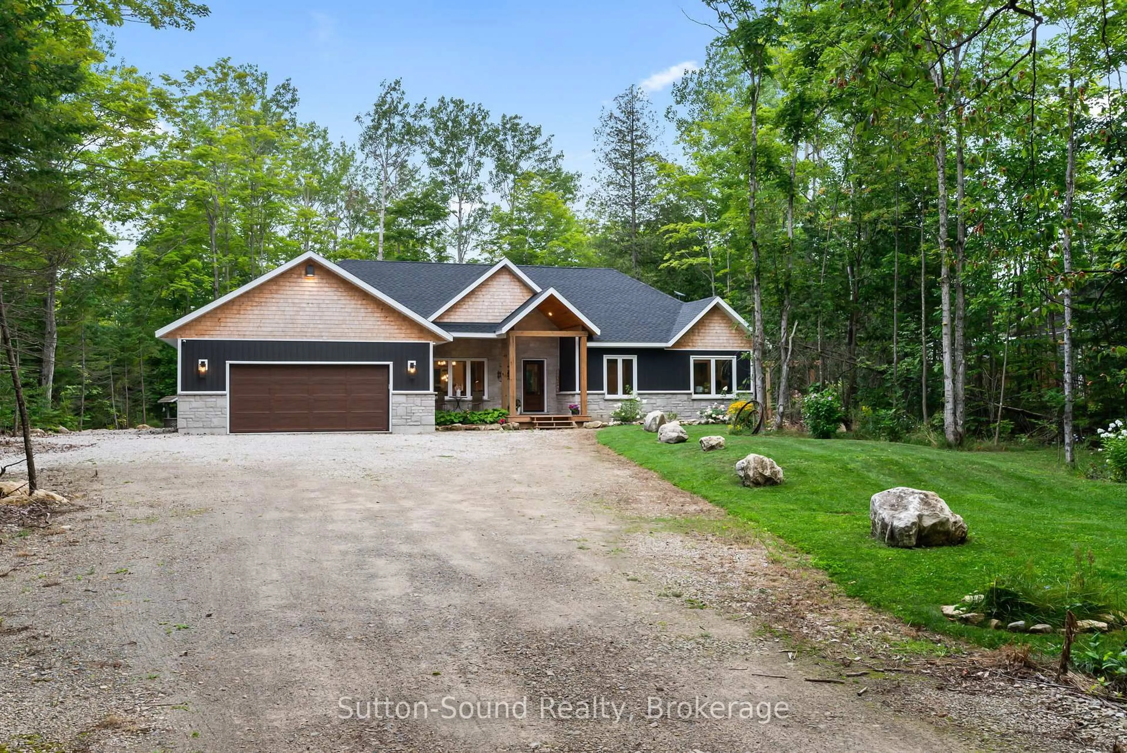 A pic from outside/outdoor area/front of a property/back of a property/a pic from drone, unknown for 668 Bruce Road 9 Rd, South Bruce Peninsula Ontario N0H 2T0
