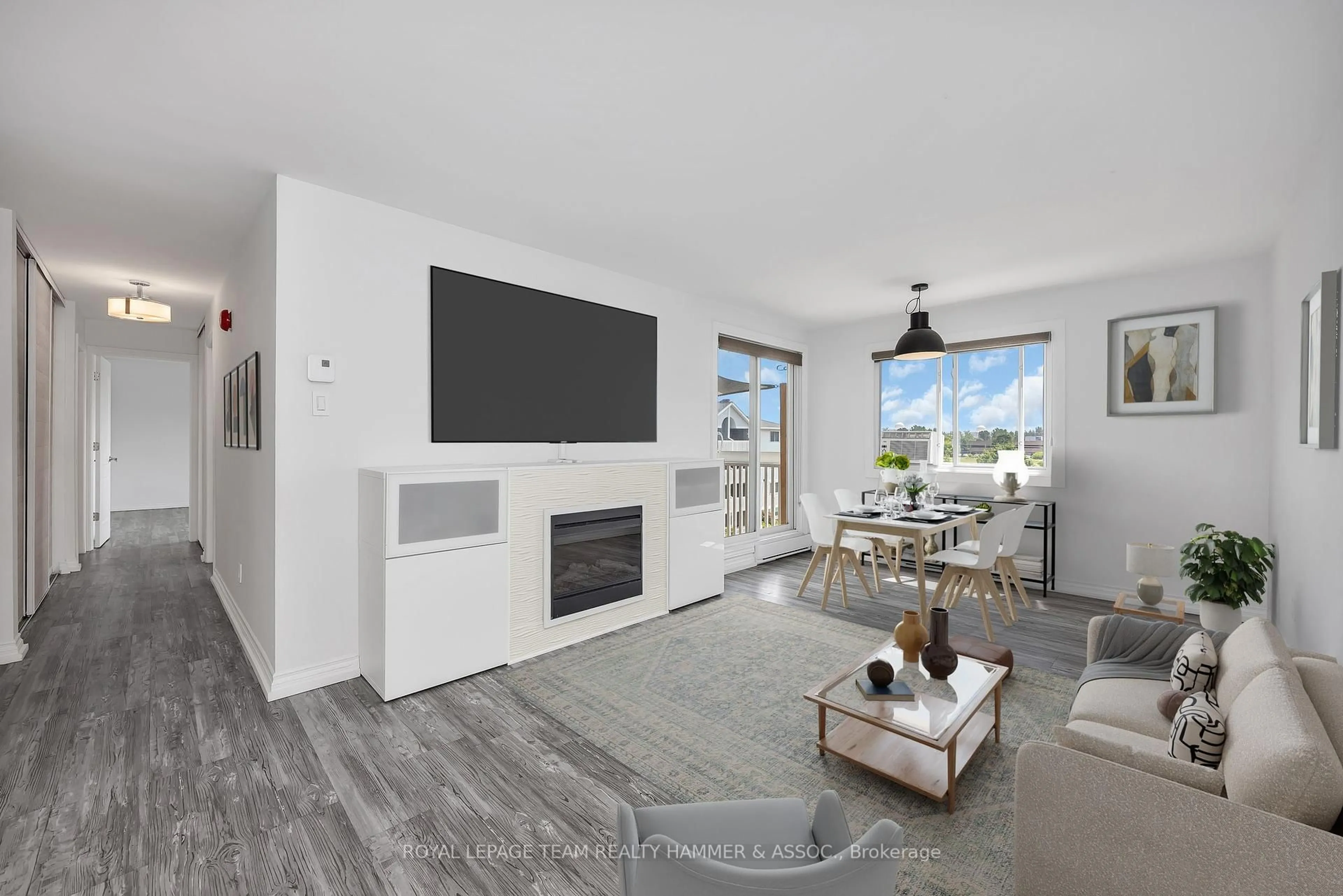 Living room with furniture, unknown for 214 Viewmount Dr #417, Ottawa Ontario K2E 7X2