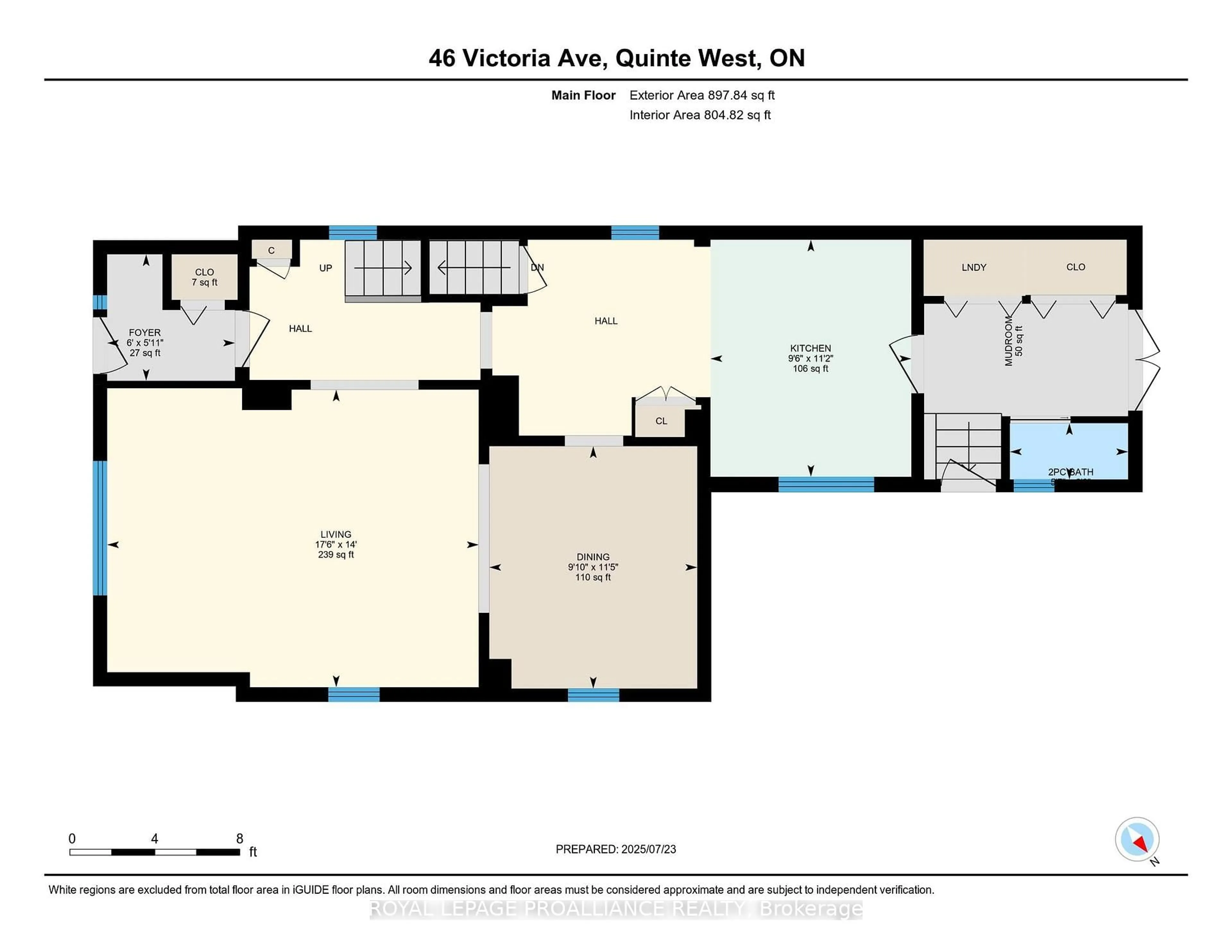 Floor plan for 46 Victoria St, Hastings Ontario K0K 2C0
