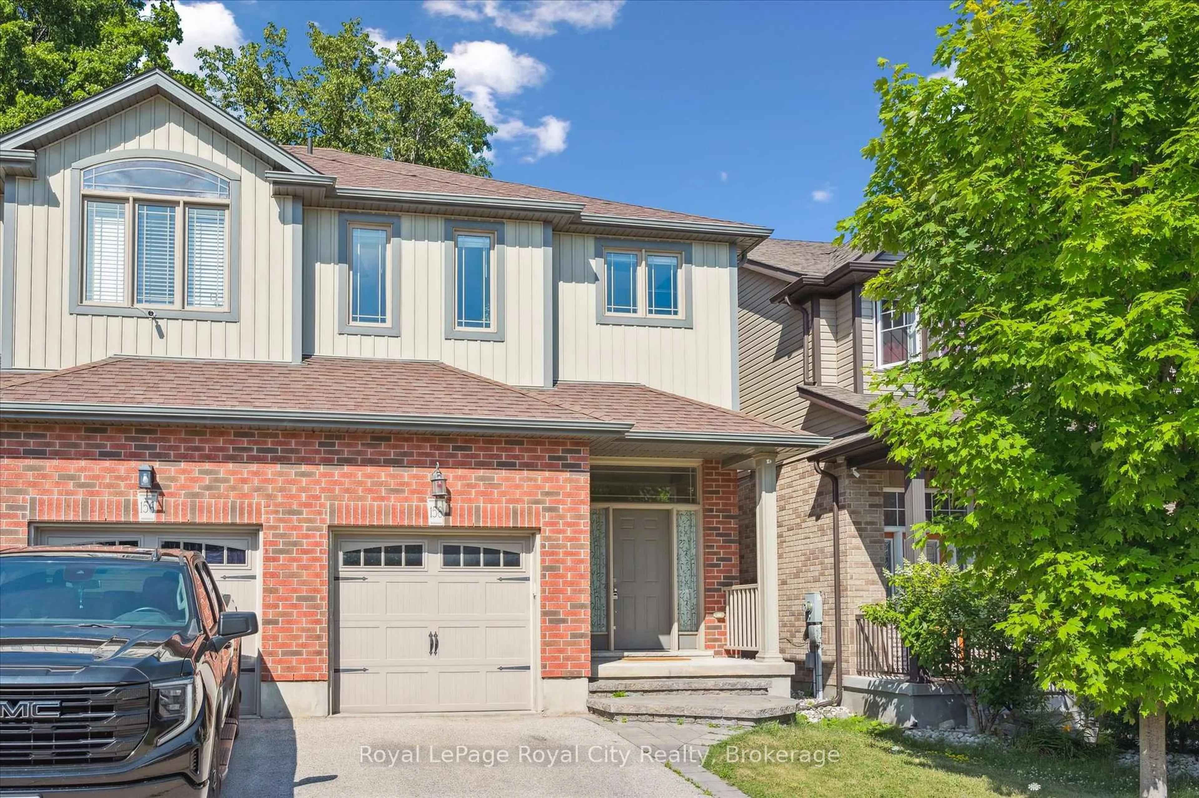 Home with brick exterior material, street for 158 Kemp Cres, Guelph Ontario N1E 0K1