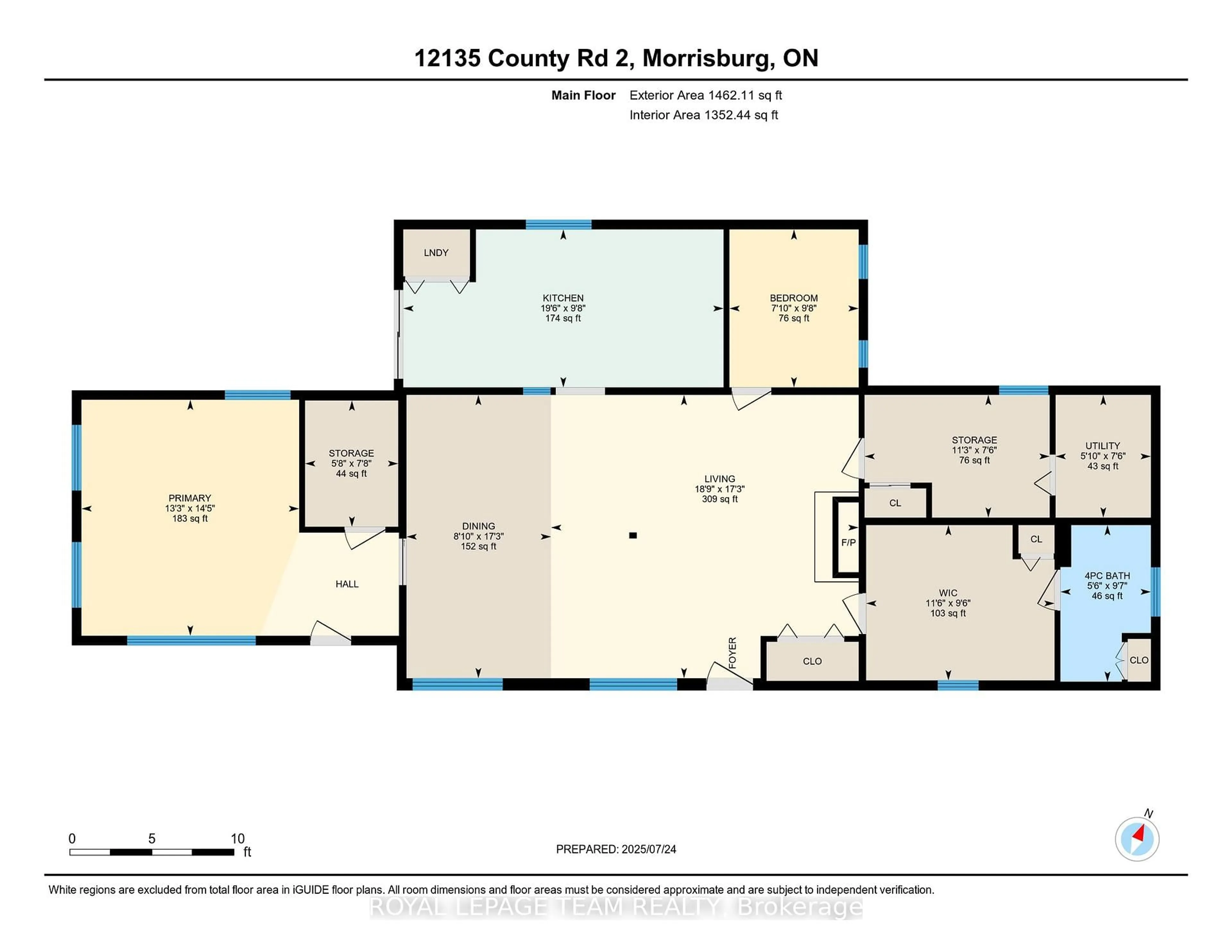 Floor plan for 12135 County Road 2 Rd, South Dundas Ontario K0C 1X0