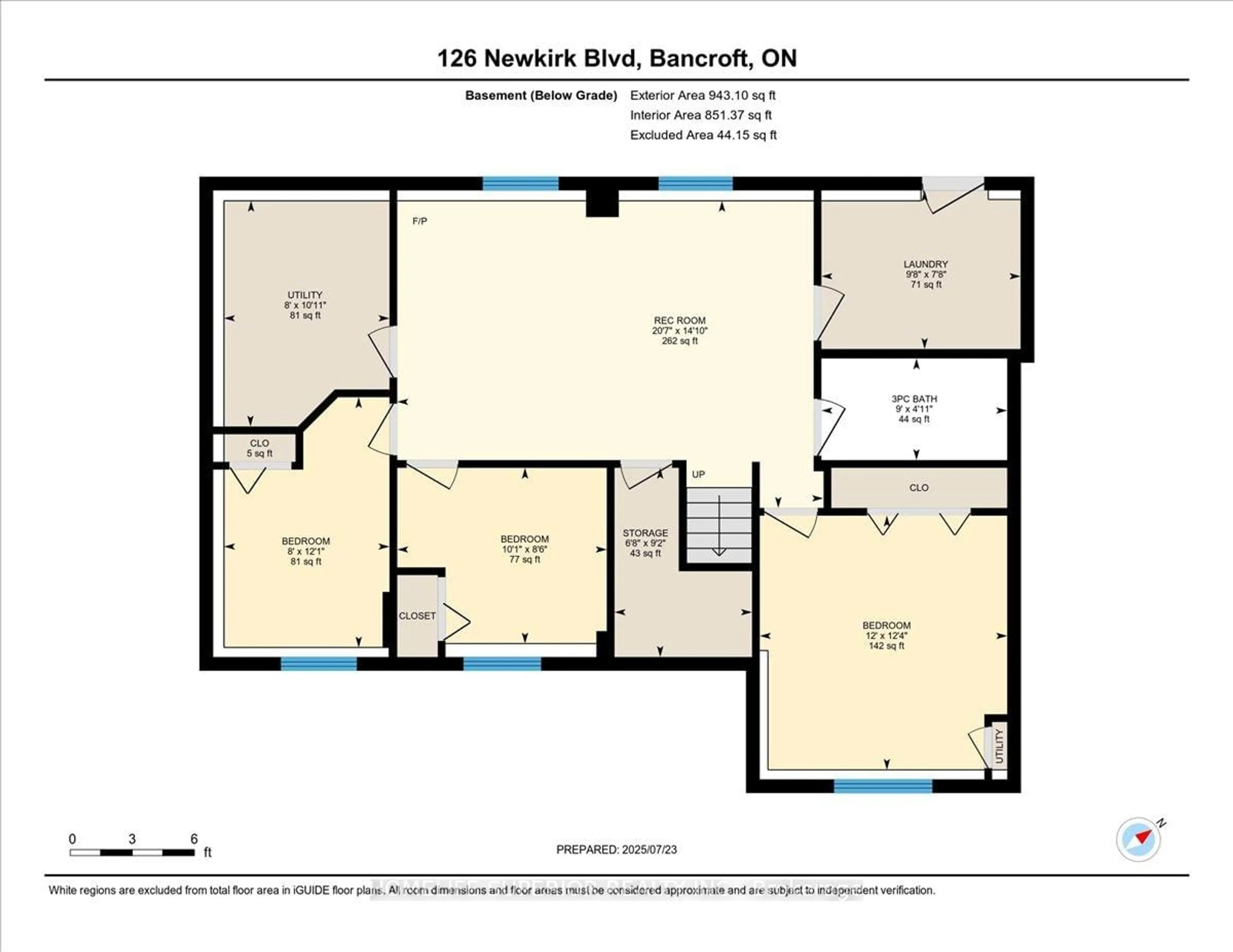 Floor plan for 126 Newkirk Blvd, Bancroft Ontario K0L 1C0