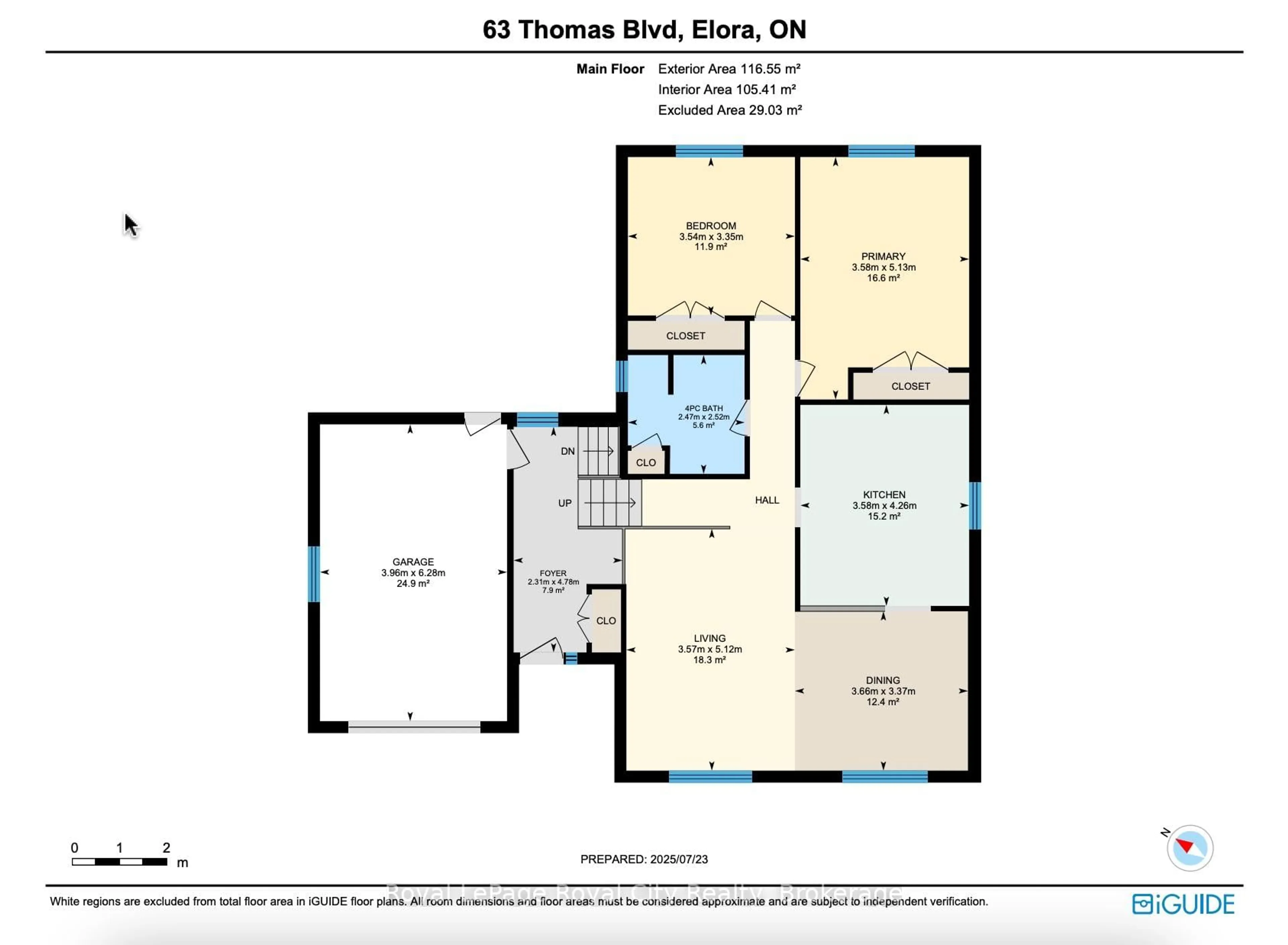 Floor plan for 63 Thomas Blvd, Centre Wellington Ontario N0B 1S0