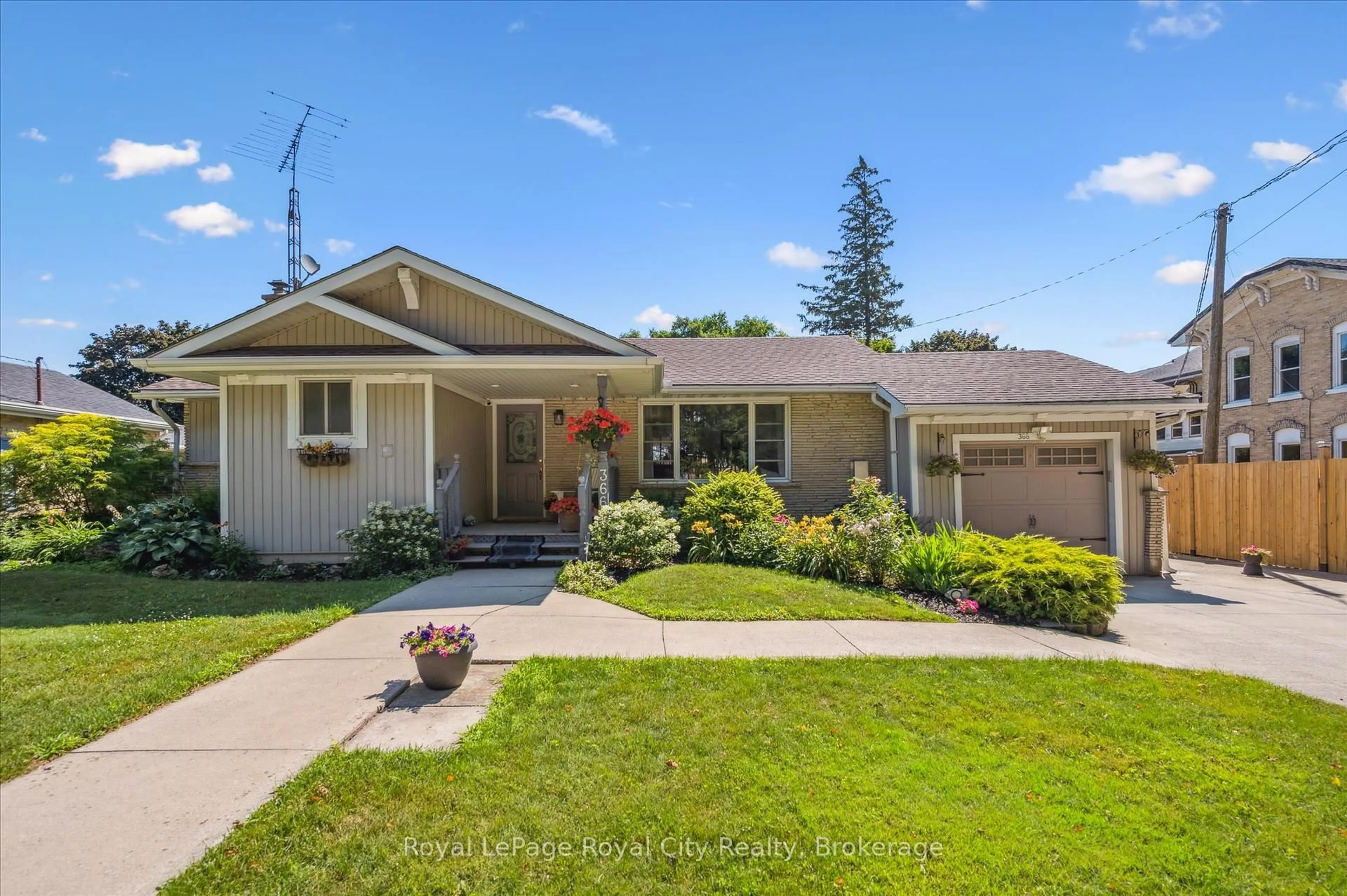 Home with vinyl exterior material, street for 366 Peel St, Wellington North Ontario N0G 2L3