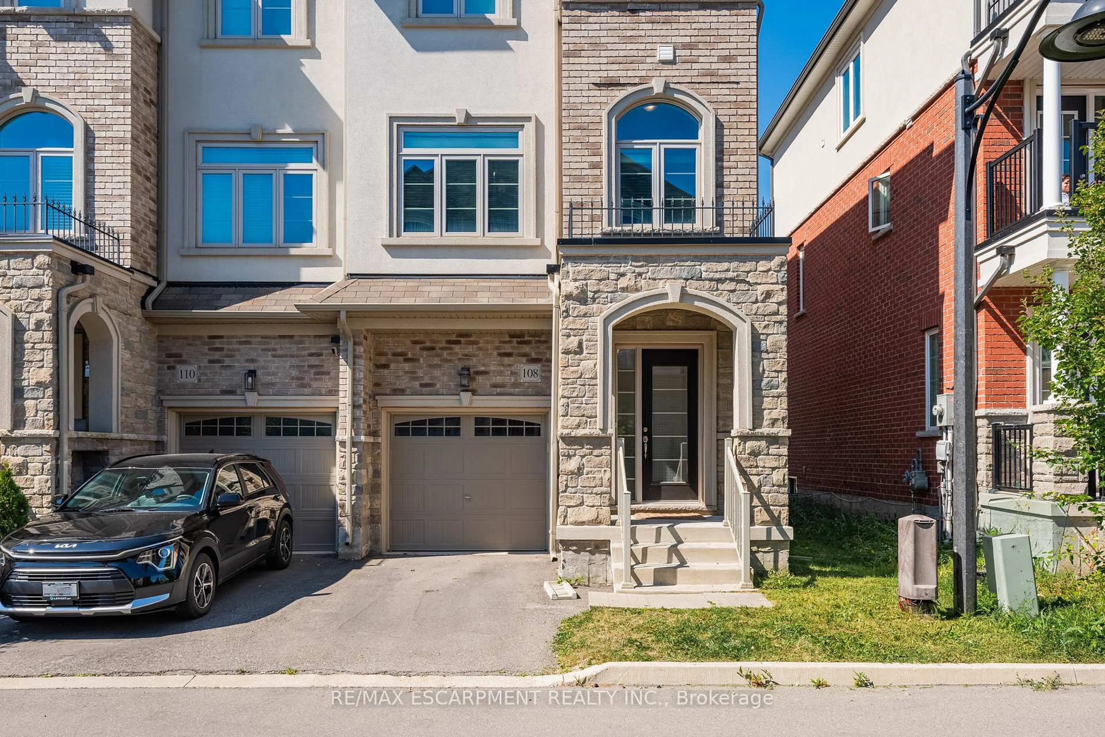 Home with brick exterior material, street for 108 Borers Creek Circ, Hamilton Ontario L8B 1W3