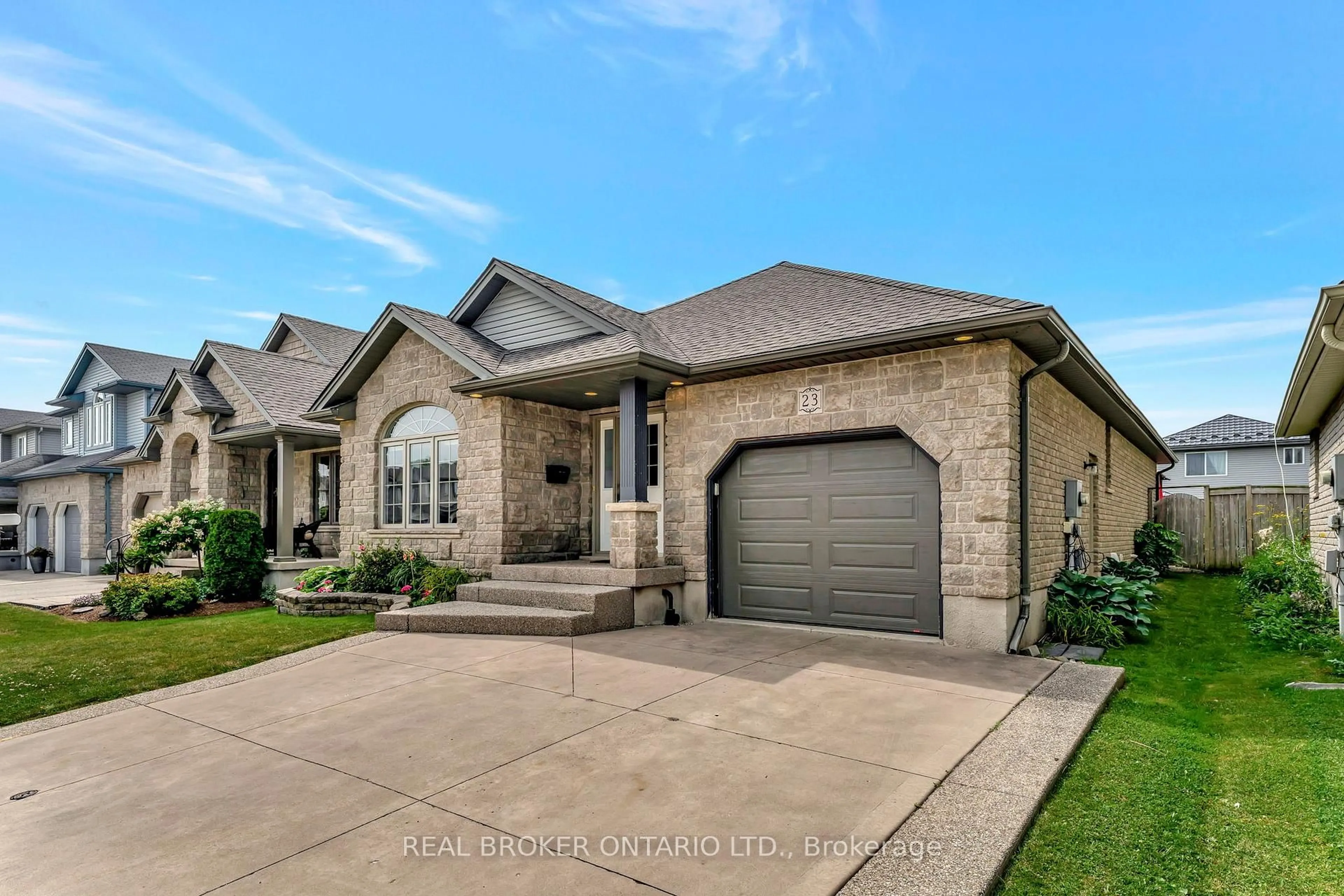 Home with brick exterior material, street for 23 Oakcliffe St, Woolwich Ontario N3B 3P4