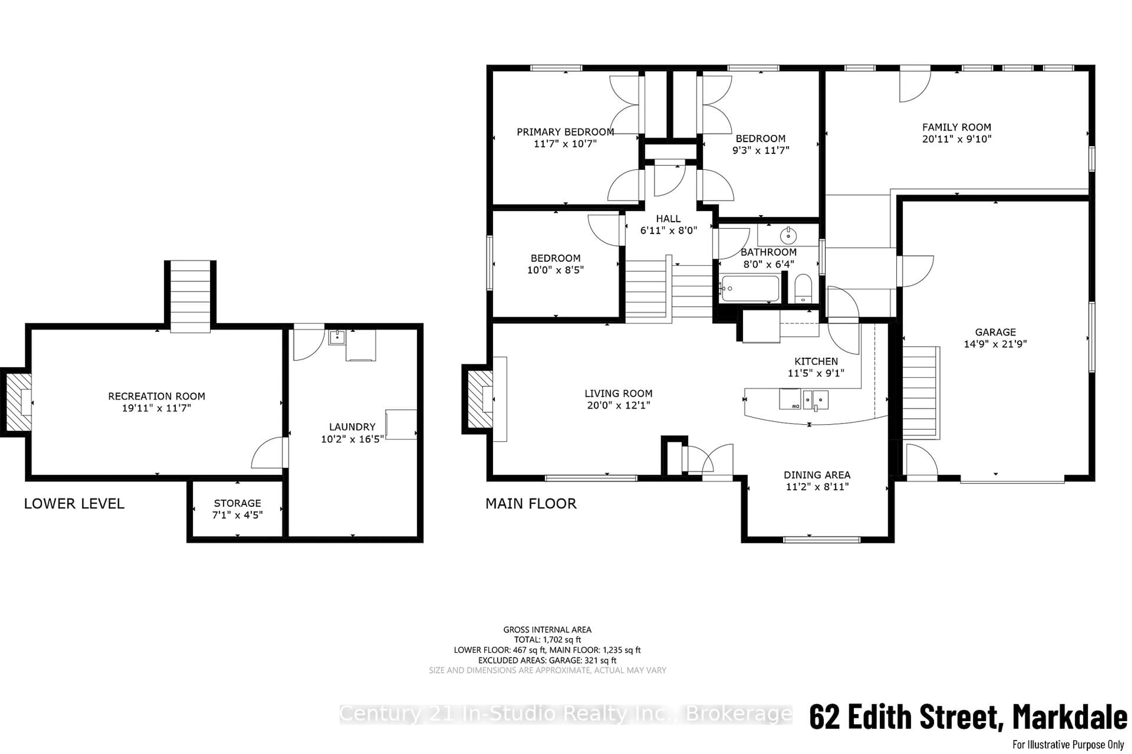Floor plan for 62 Edith Ave, Grey Highlands Ontario N0C 1H0