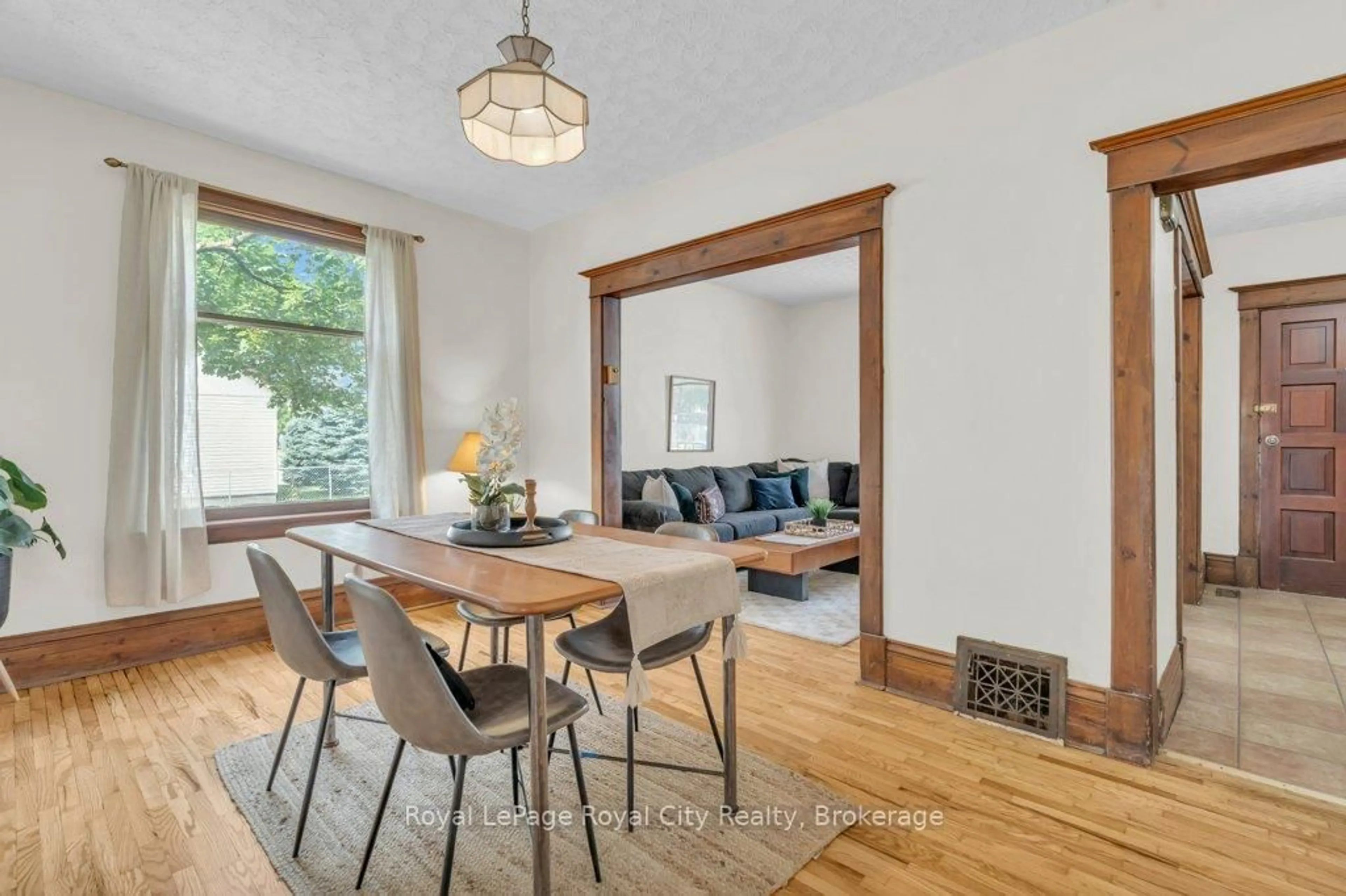 Dining room, wood/laminate floor for 159 York Rd, Guelph Ontario N1E 3G1
