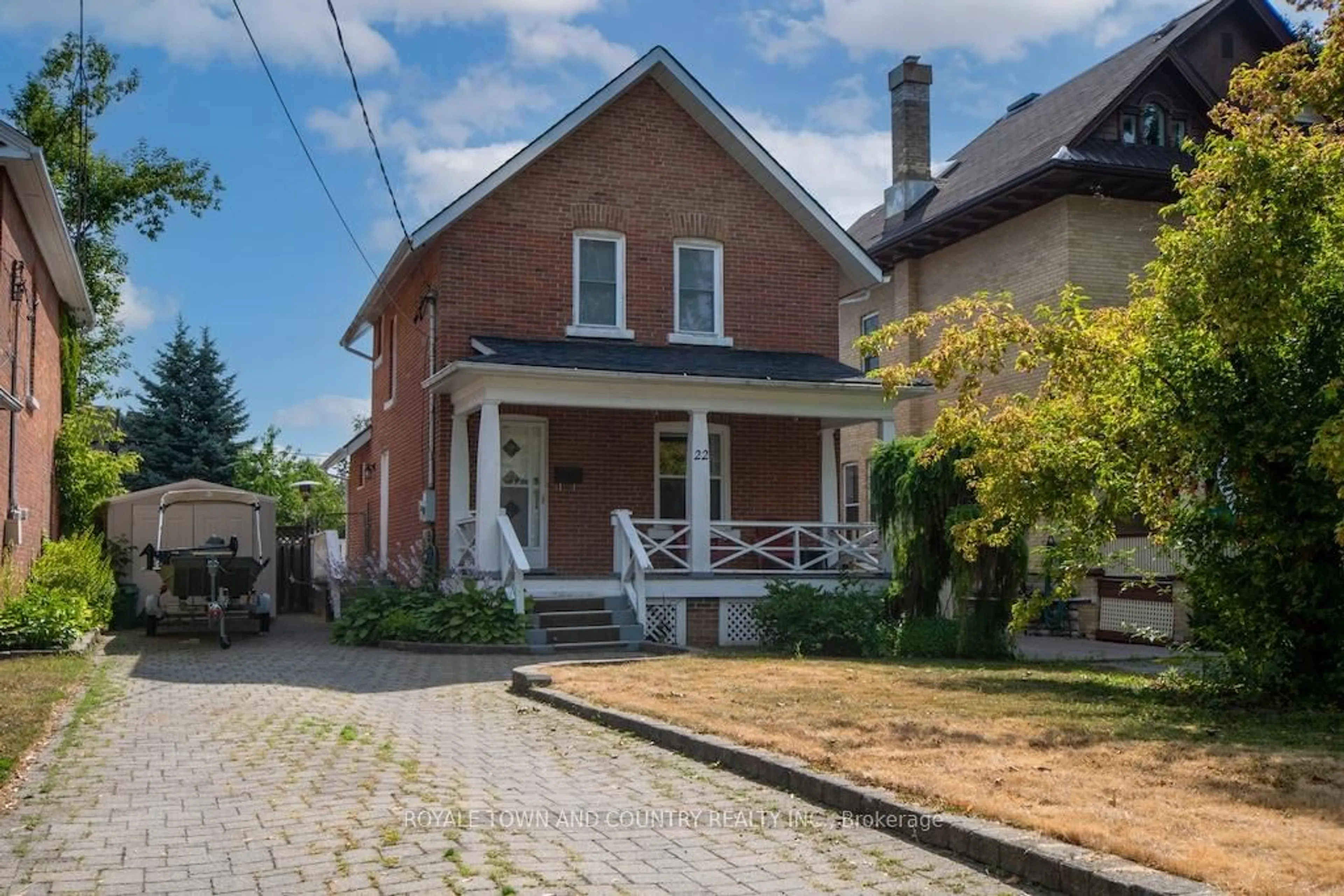 Home with brick exterior material, street for 22 St Lawrence St, Kawartha Lakes Ontario K9V 2J9