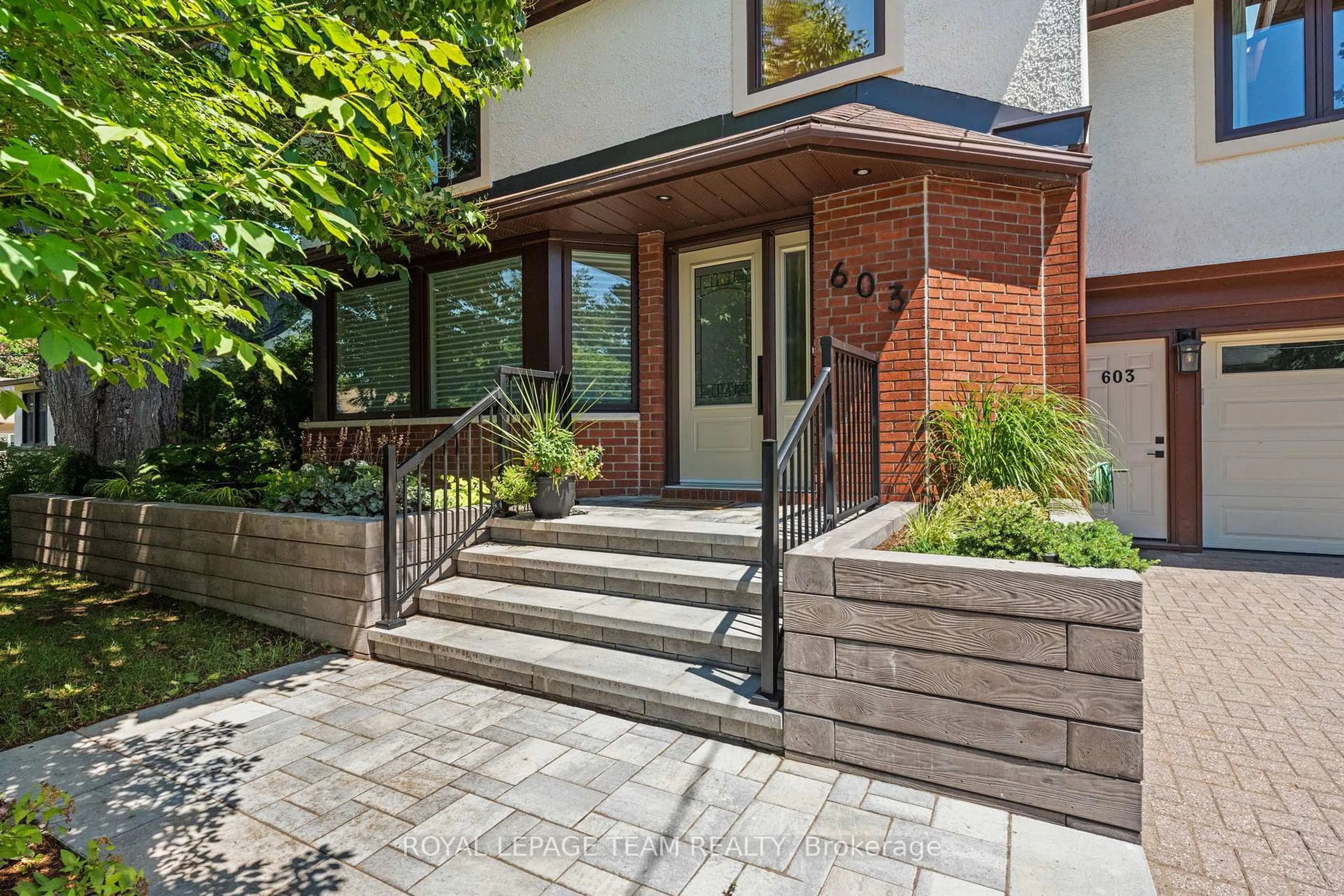 Home with brick exterior material, street for 603 Edison Ave, Ottawa Ontario K2A 1V6