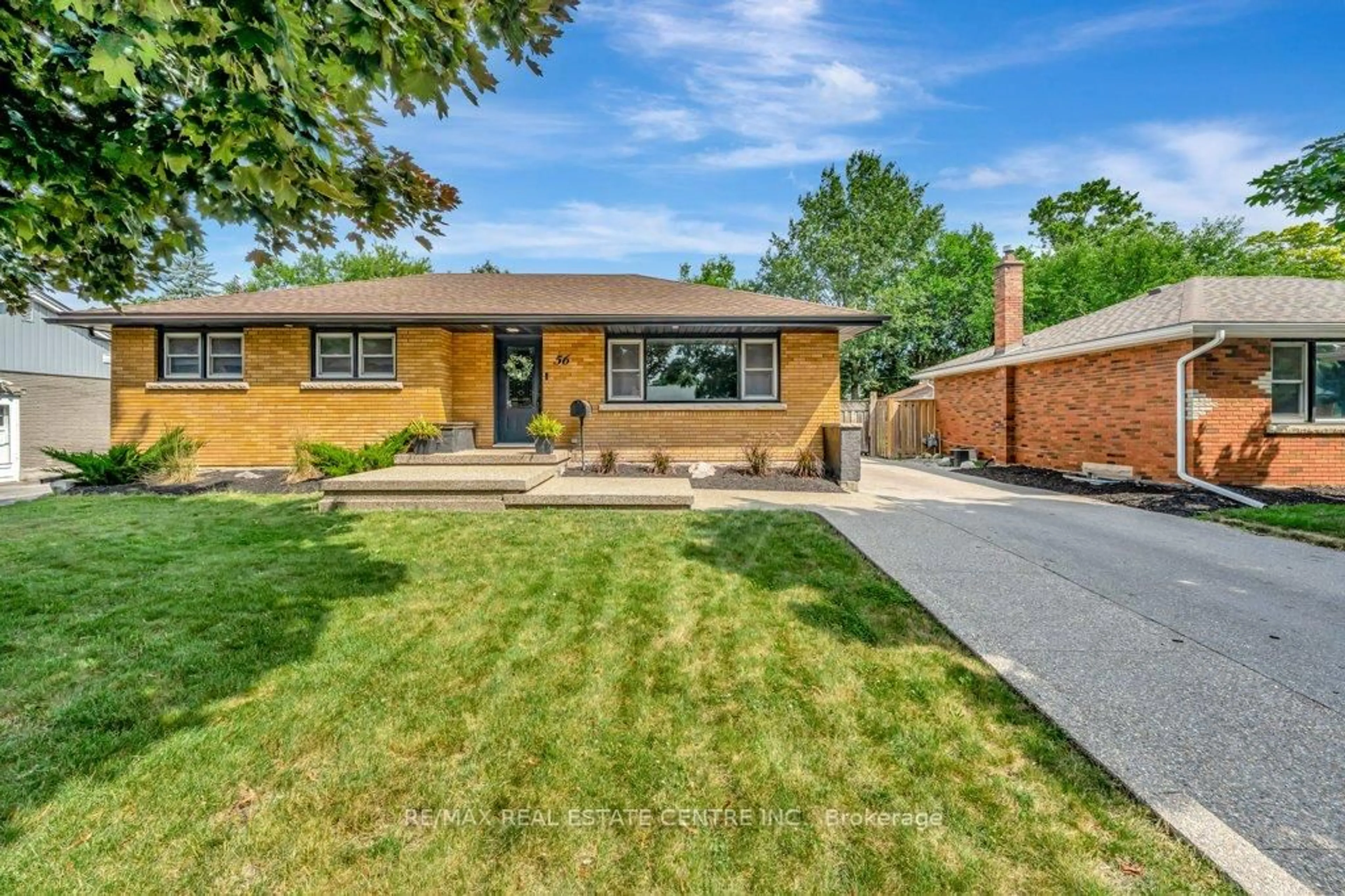 Home with brick exterior material, street for 56 Stewart Ave, Cambridge Ontario N1R 2T6