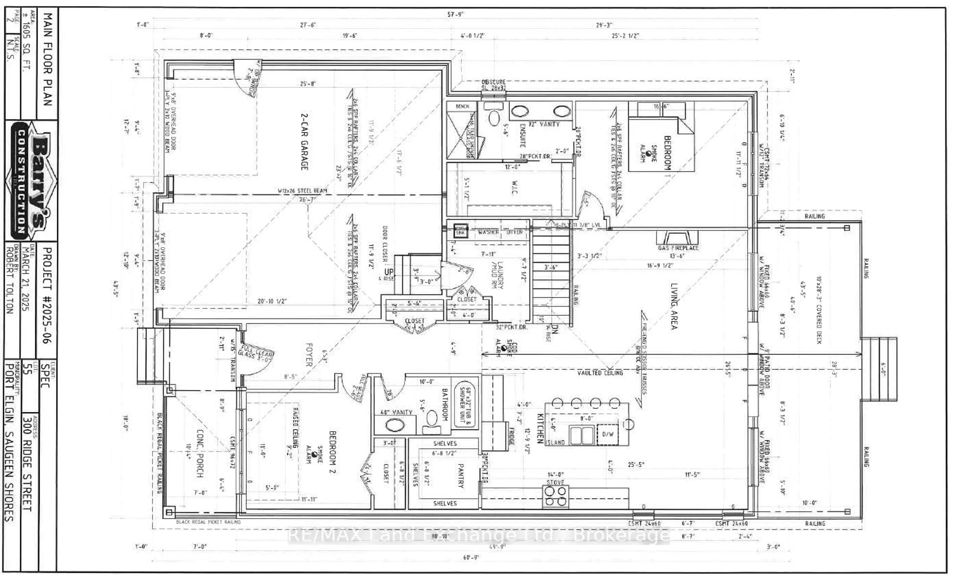 Floor plan for 300 Ridge St, Saugeen Shores Ontario N0H 2C3