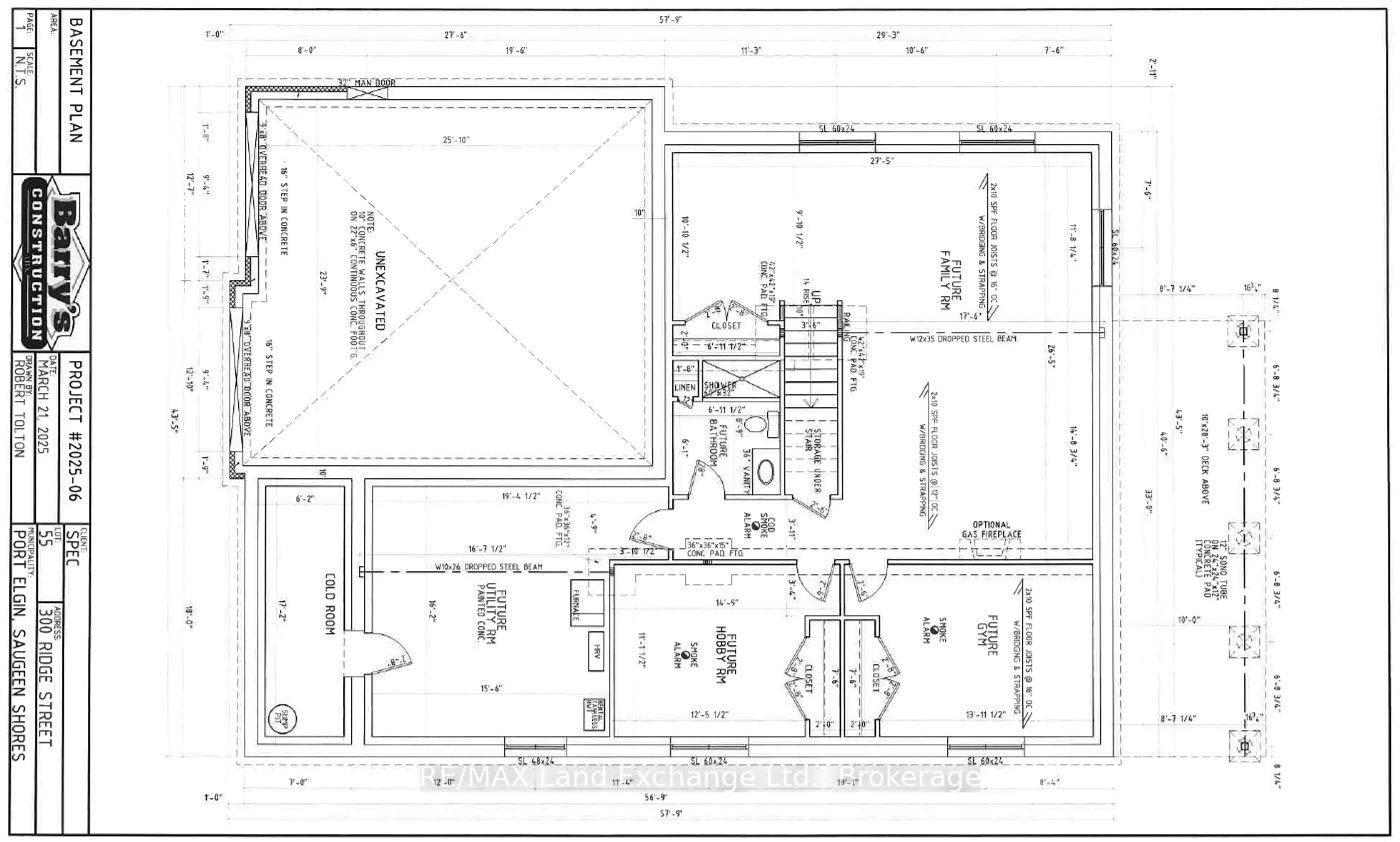 Floor plan for 300 Ridge St, Saugeen Shores Ontario N0H 2C3