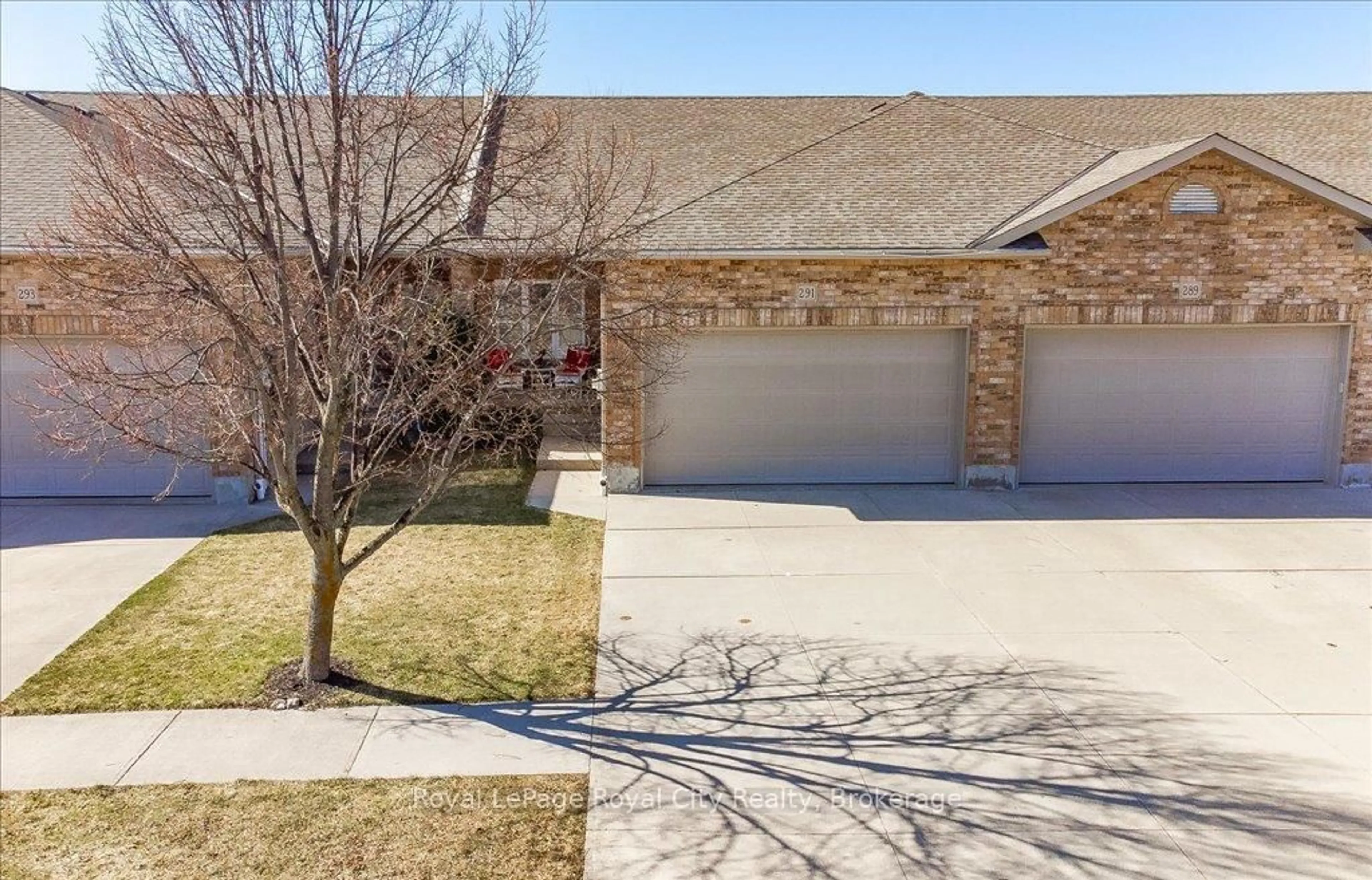 A pic from outside/outdoor area/front of a property/back of a property/a pic from drone, street for 291 Bamford Dr, North Perth Ontario N4W 3V2