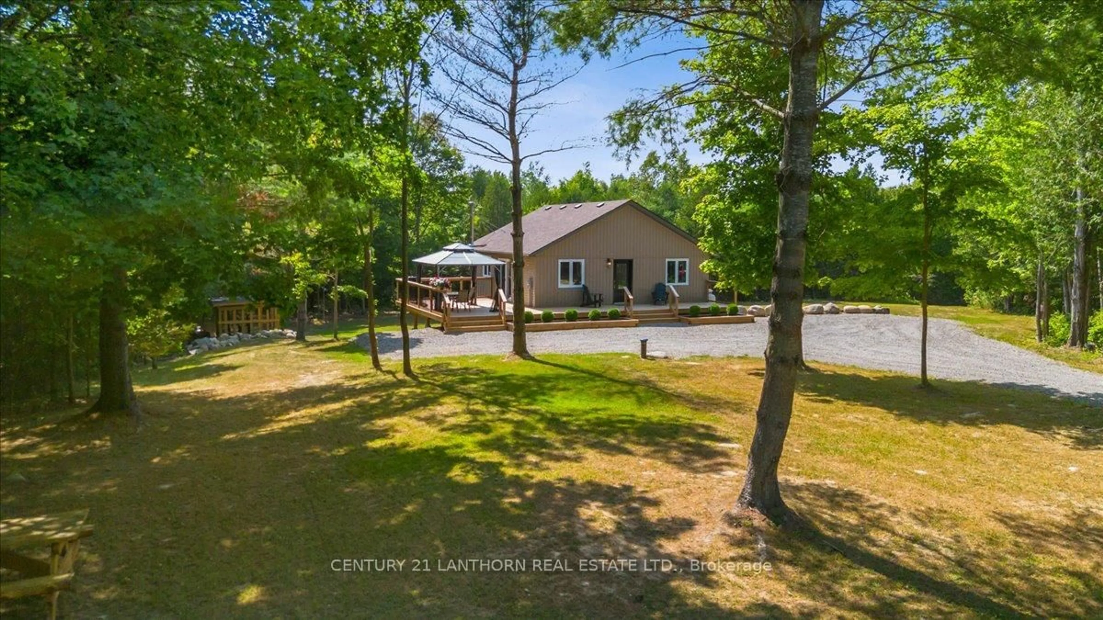 A pic from outside/outdoor area/front of a property/back of a property/a pic from drone, unknown for 101 Thompson Rd, Madoc Ontario K0K 2K0