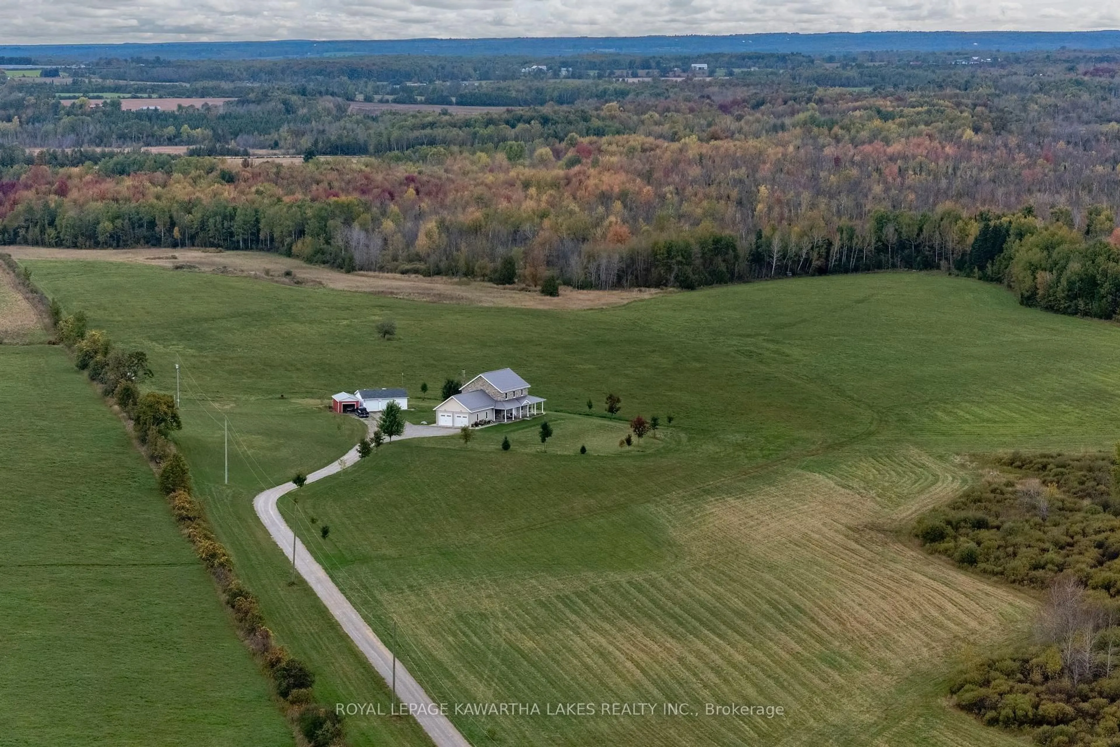 A pic from outside/outdoor area/front of a property/back of a property/a pic from drone, mountain view for 373 Cheese Factory Rd, Kawartha Lakes Ontario K9V 4R3