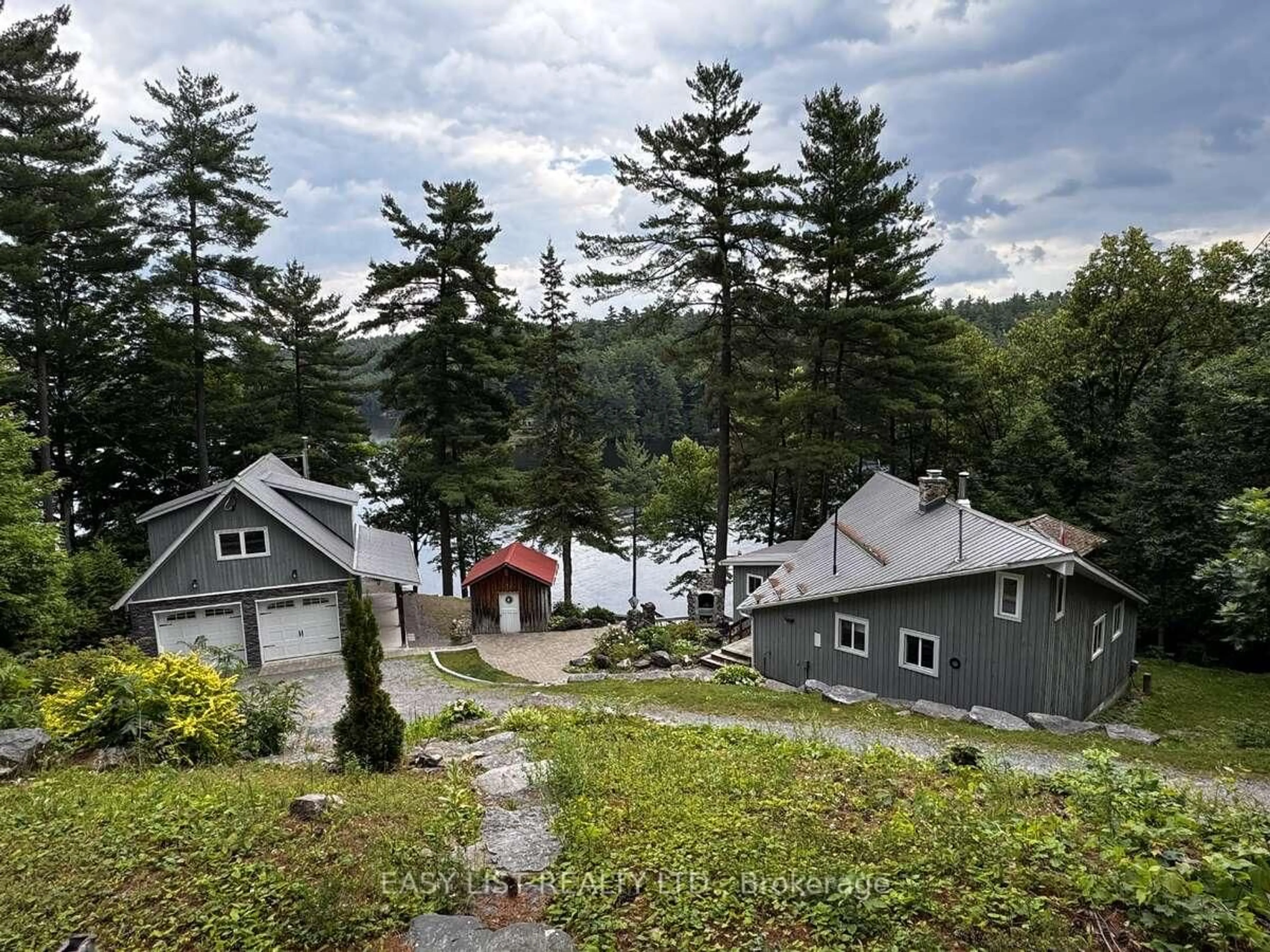A pic from outside/outdoor area/front of a property/back of a property/a pic from drone, unknown for 4 Stackwall Lane, Calabogie Ontario K0J 1H0