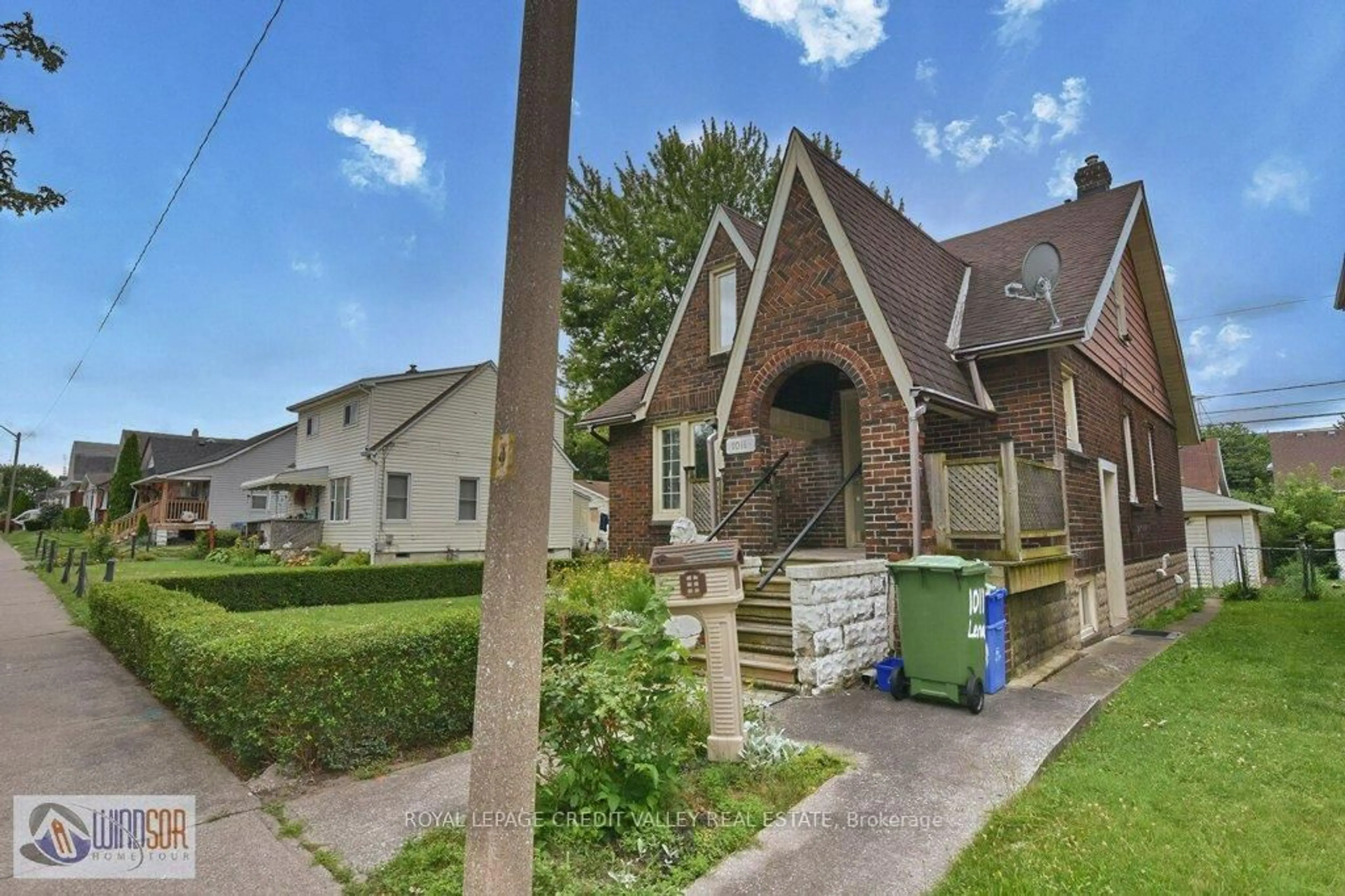 A pic from outside/outdoor area/front of a property/back of a property/a pic from drone, street for 1011 Lena Ave, Windsor Ontario N9C 3K3