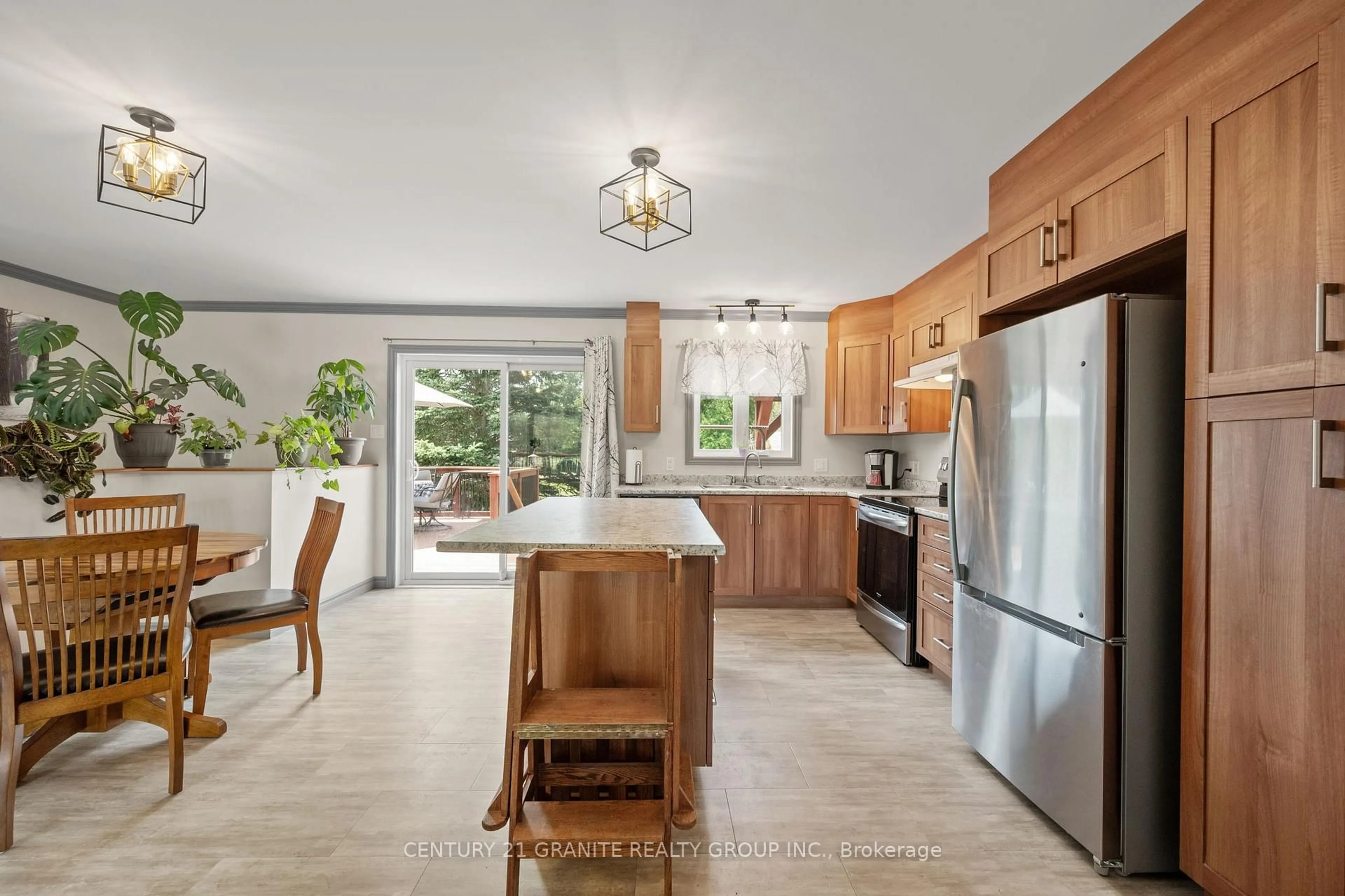 Open concept kitchen, ceramic/tile floor for 41 Maxwell Settlement Rd, Bancroft Ontario K0L 1C0