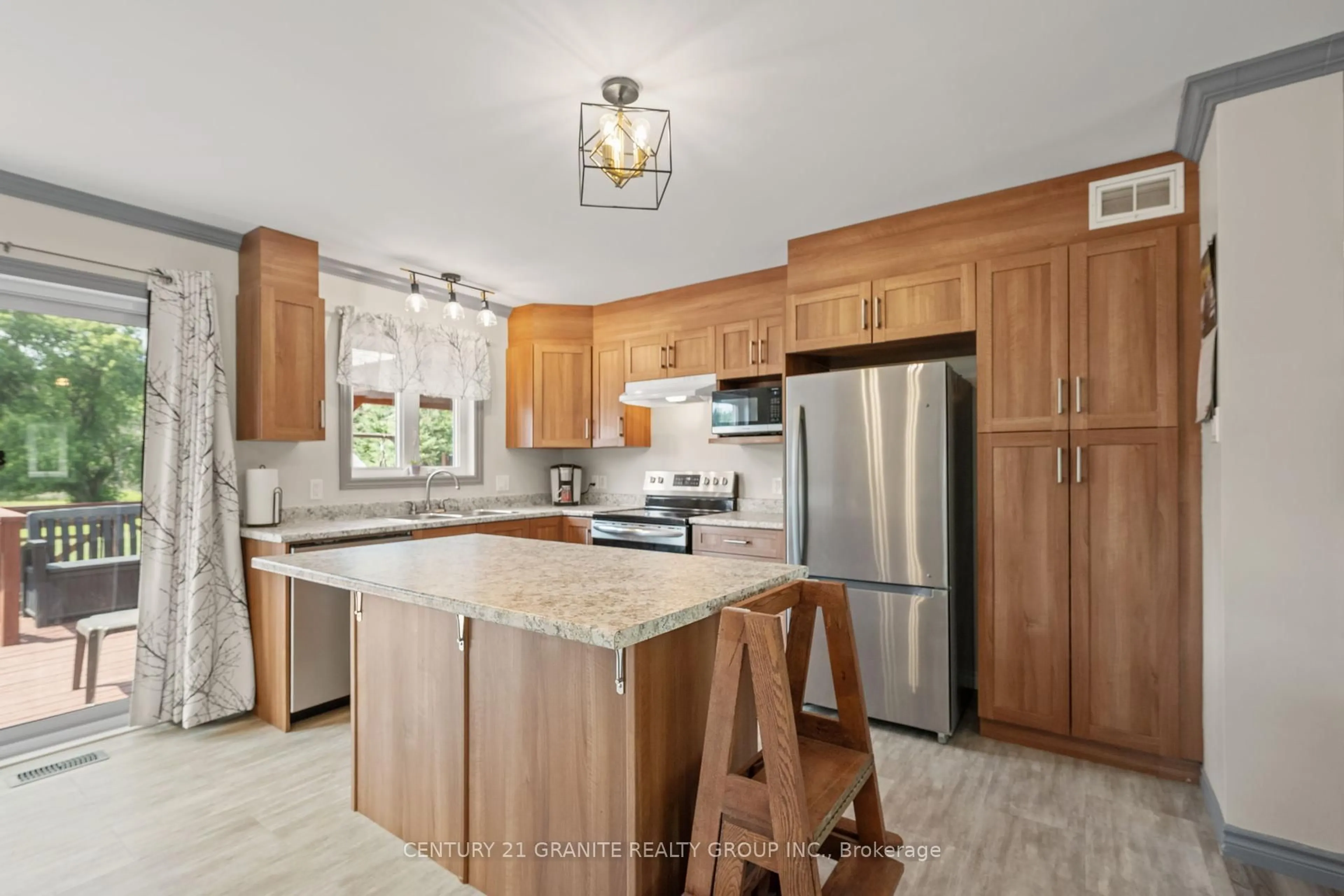 Open concept kitchen, ceramic/tile floor for 41 Maxwell Settlement Rd, Bancroft Ontario K0L 1C0