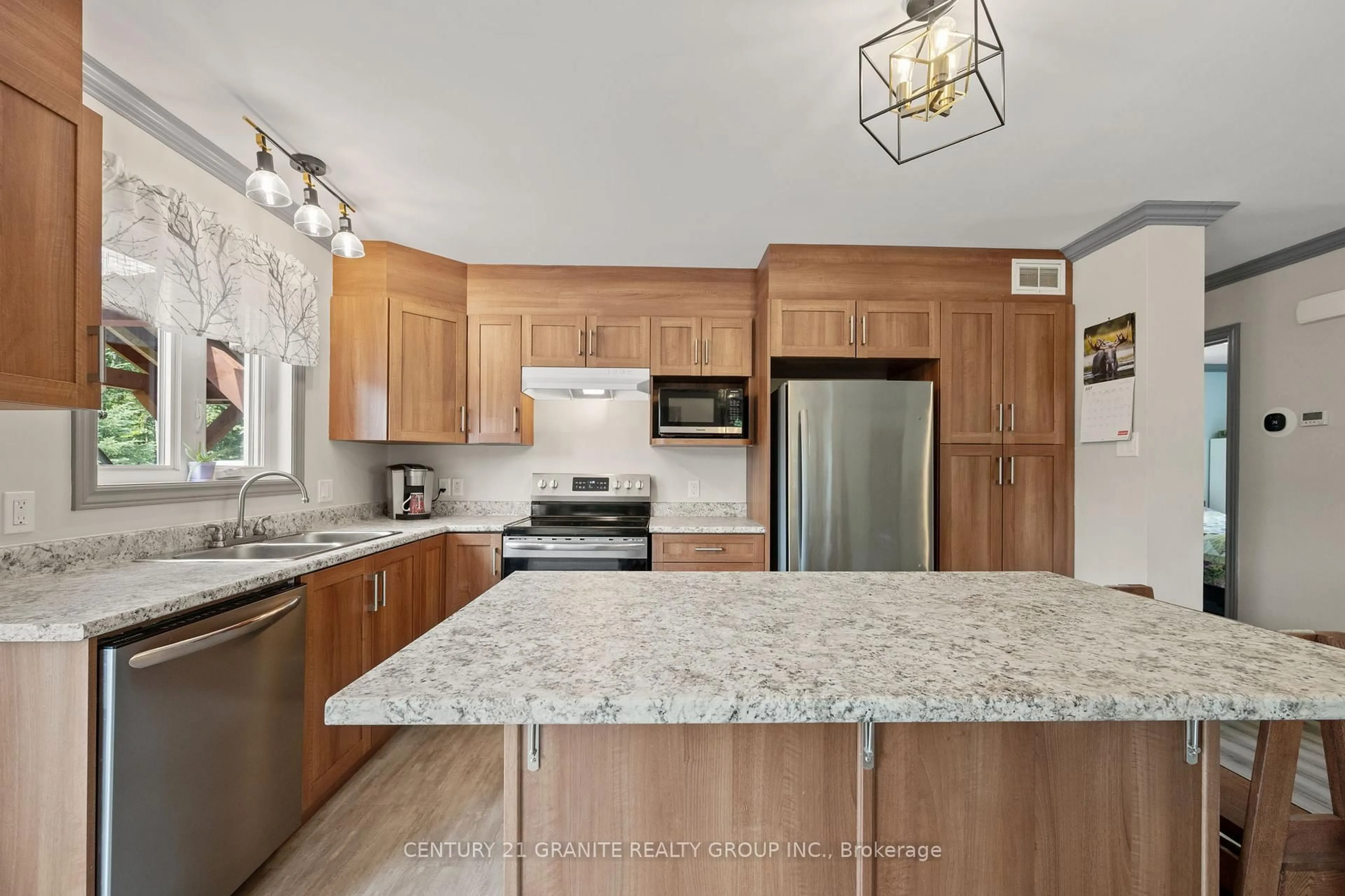 Open concept kitchen, ceramic/tile floor for 41 Maxwell Settlement Rd, Bancroft Ontario K0L 1C0