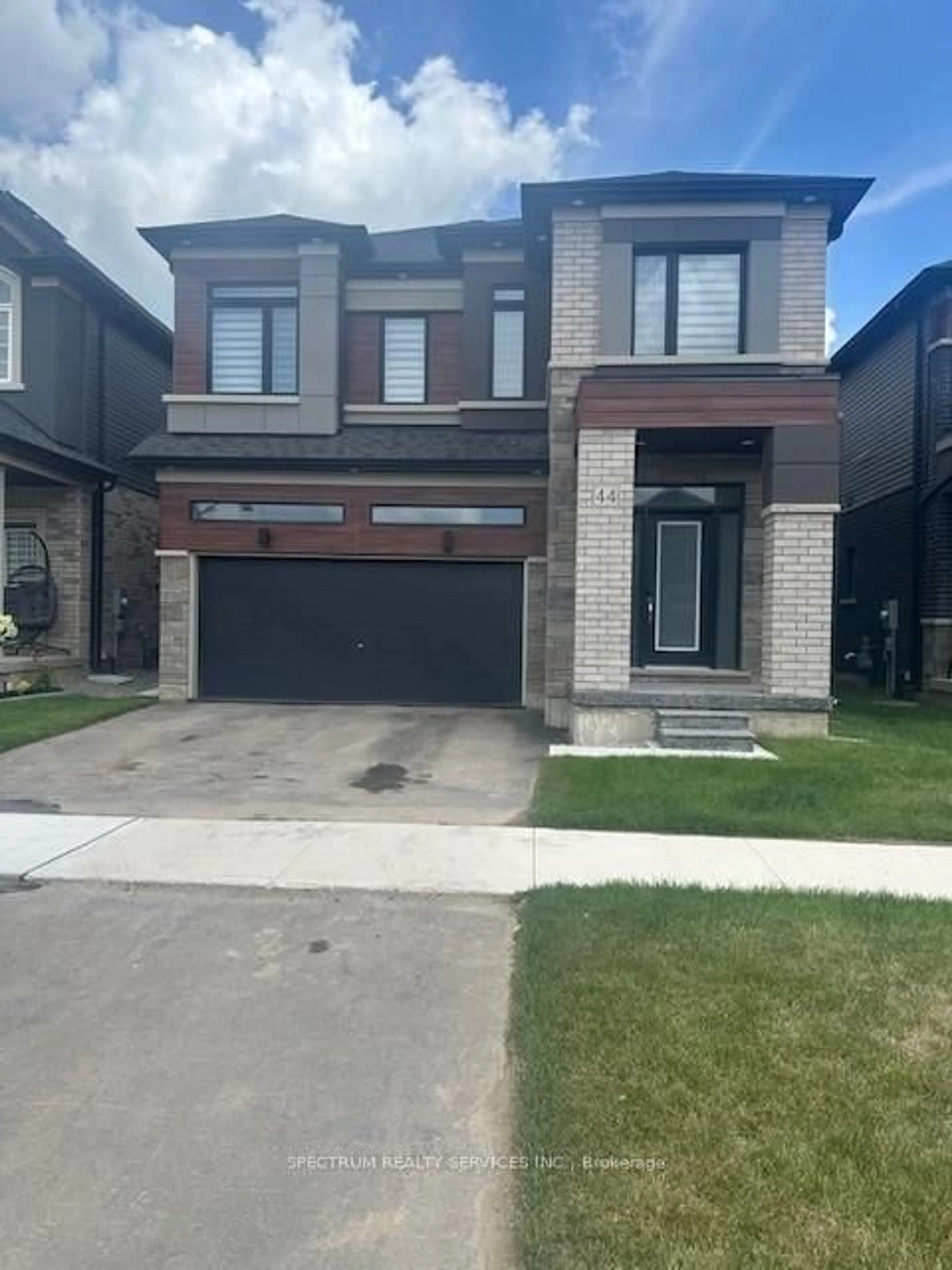 Home with brick exterior material, street for 44 Dennis Ave, Brantford Ontario N3V 0B9