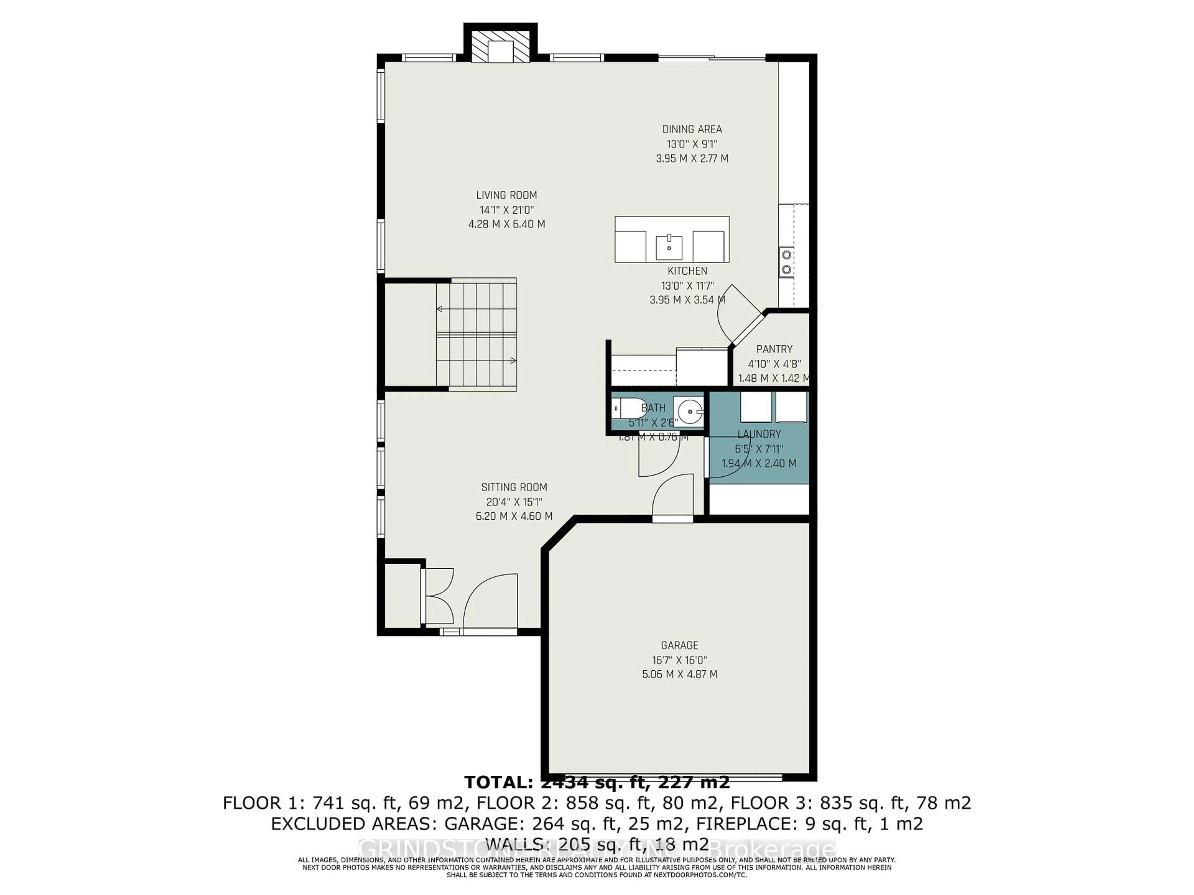 Floor plan for 661 Parade Dr, Ottawa Ontario K2S 0X8