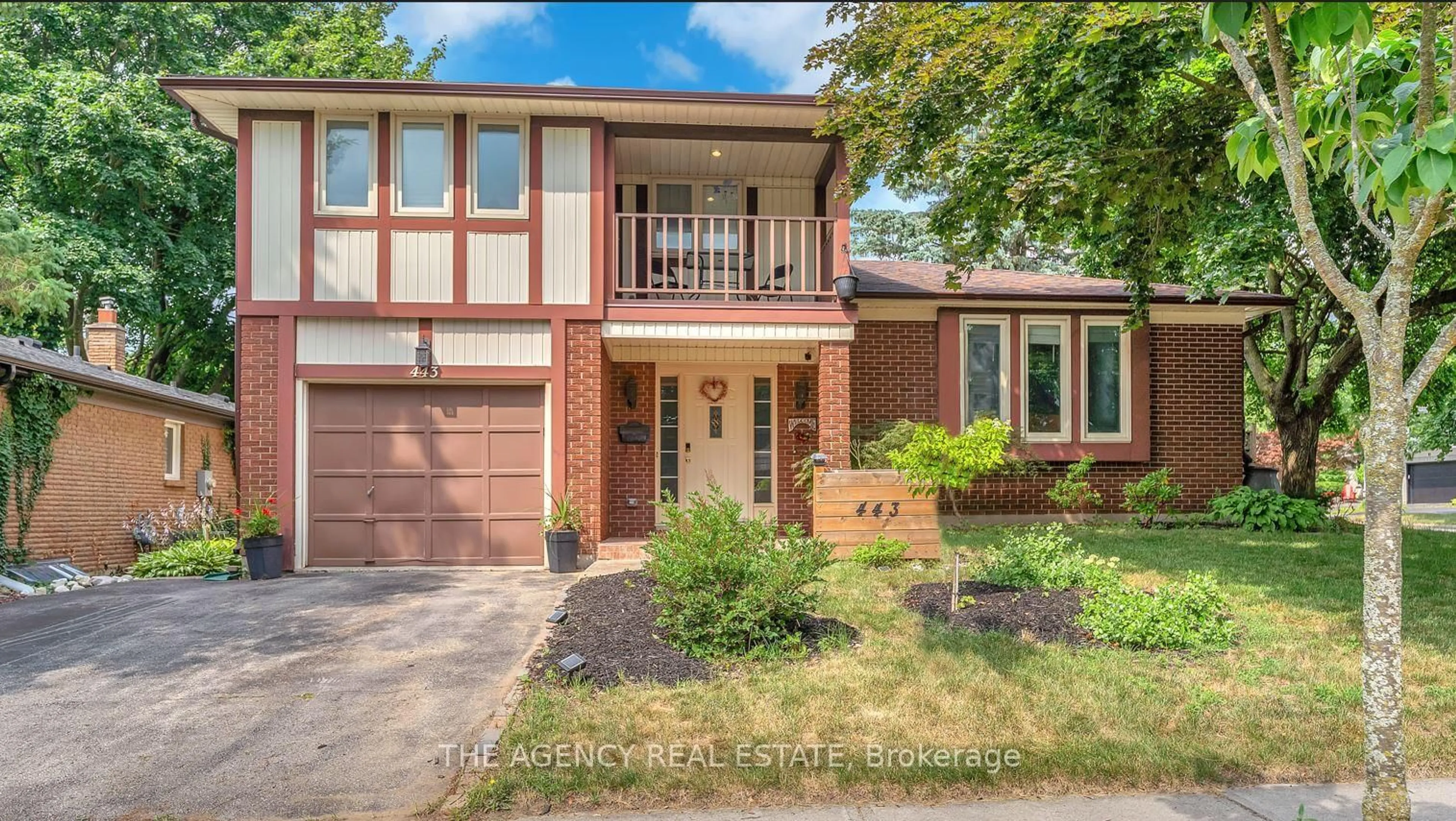 Home with brick exterior material, street for 443 Grand View Ave, London South Ontario N6K 2T4