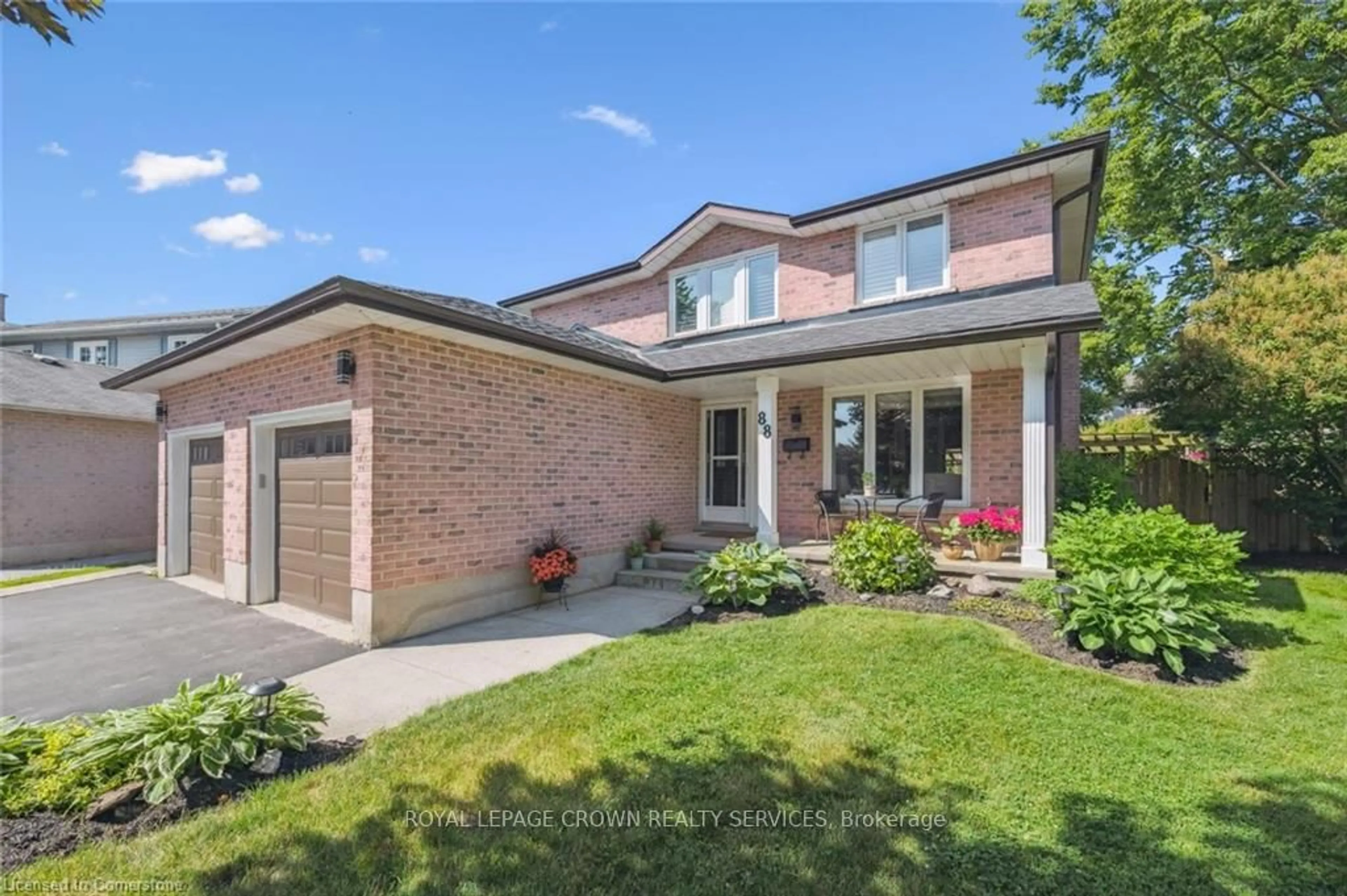 Home with brick exterior material, street for 88 Rose Bridge Cres, Cambridge Ontario N3C 3Z2