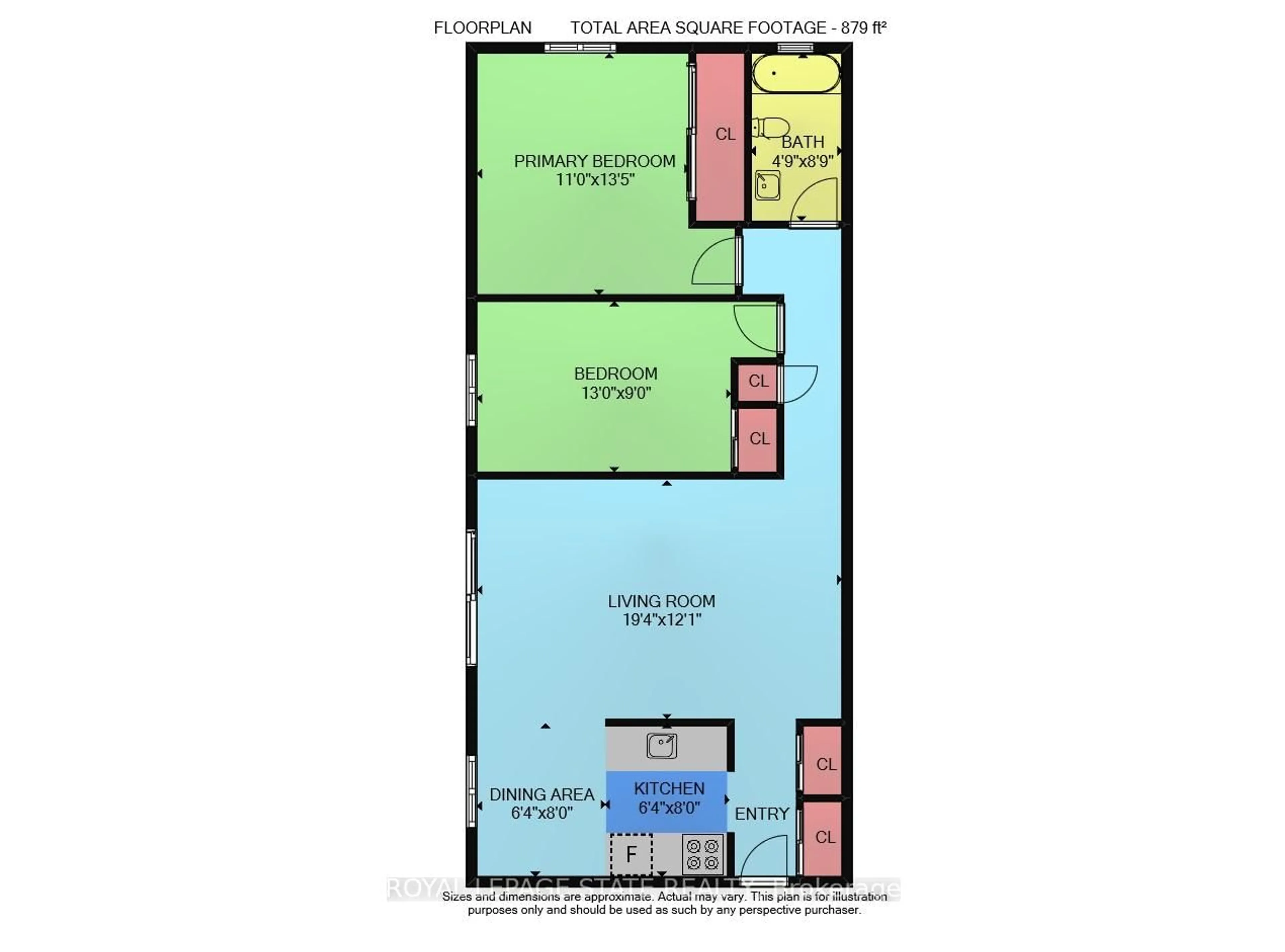 Floor plan for 87 St George St #608, Brantford Ontario N3R 1V5