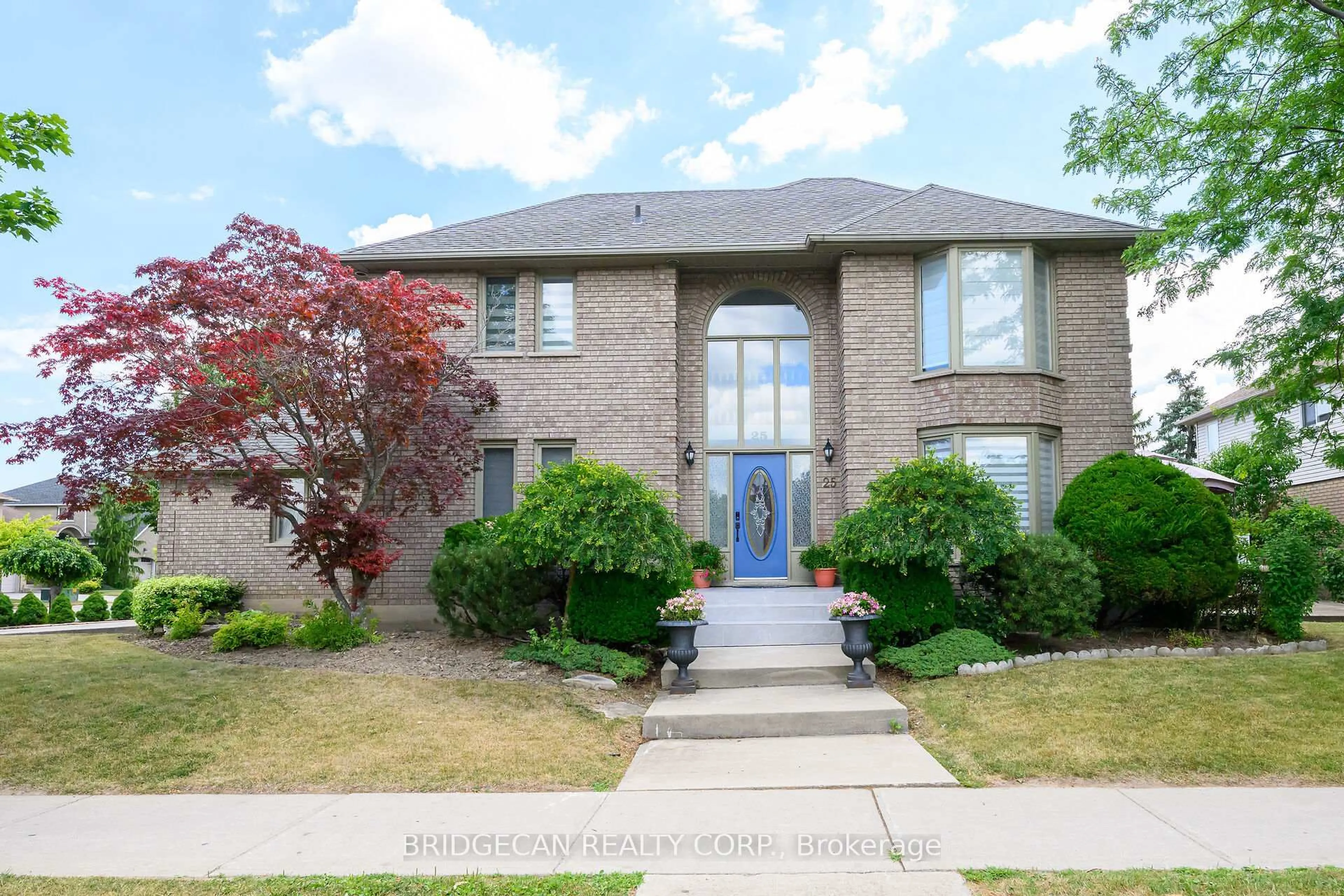 Home with brick exterior material, street for 25 Highbury Dr, Hamilton Ontario L8J 2T3