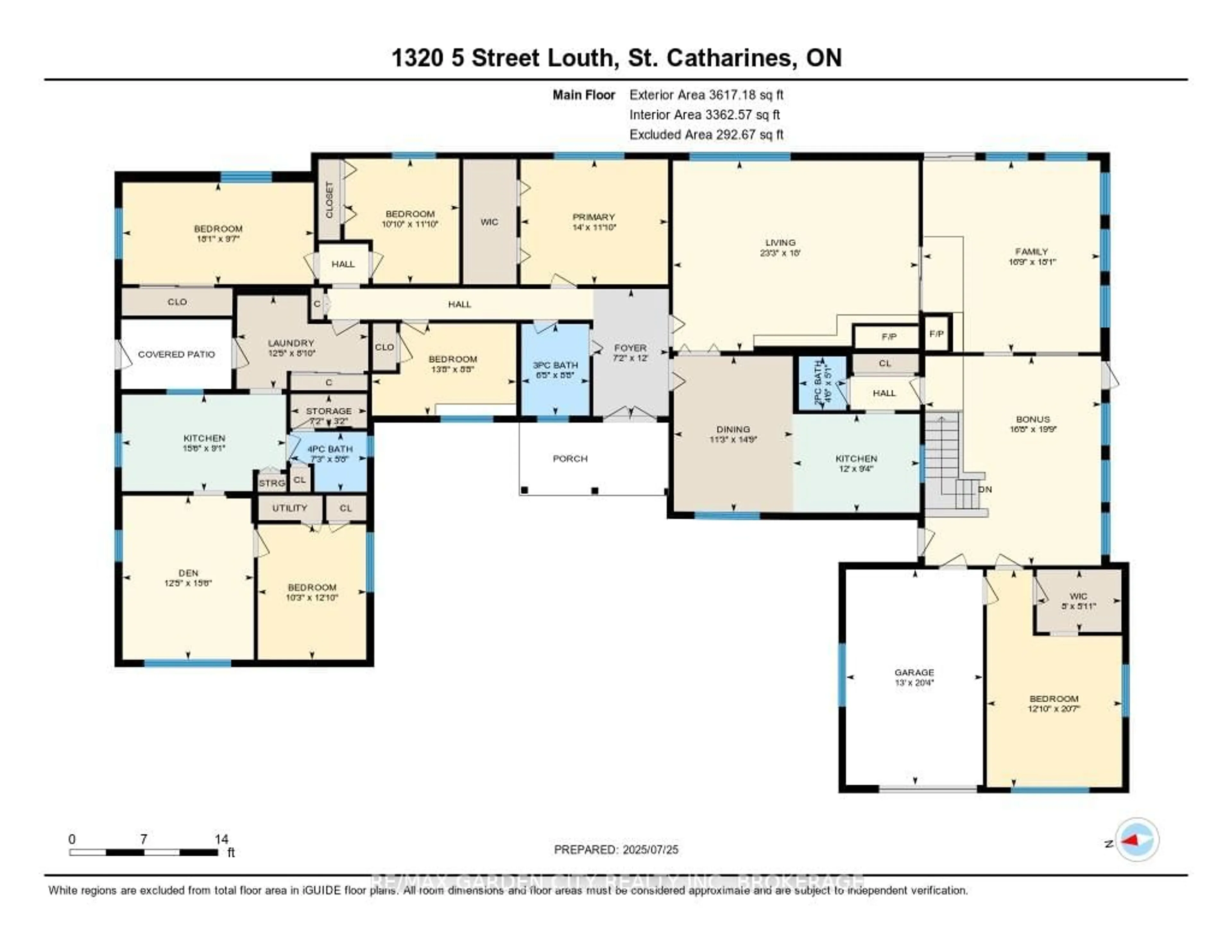 Floor plan for 1320 Fifth Street Louth St, St. Catharines Ontario L2R 6P9