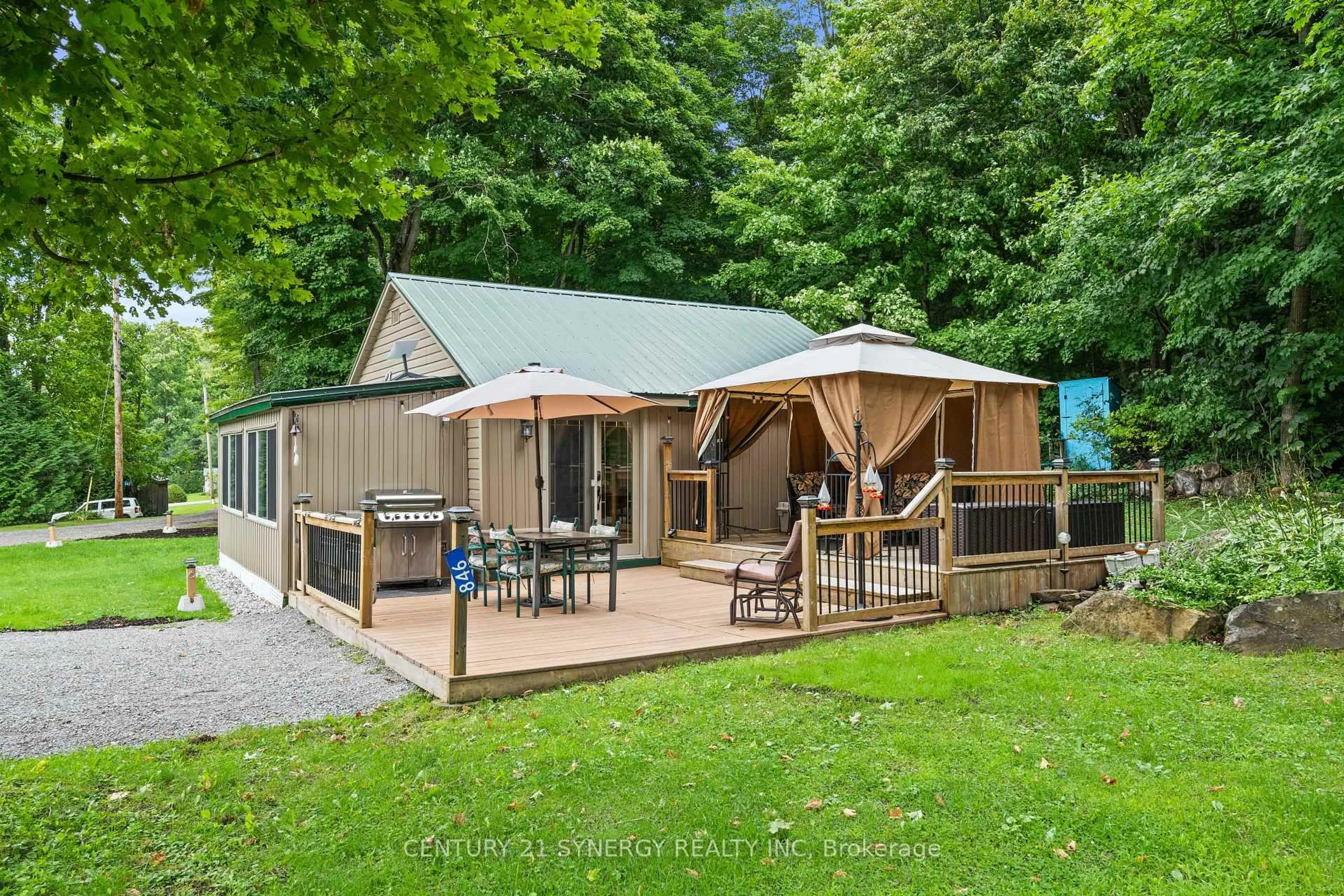 Patio, water/lake/river/ocean view for 846 UB8 Rd, Rideau Lakes Ontario K0E 1G0