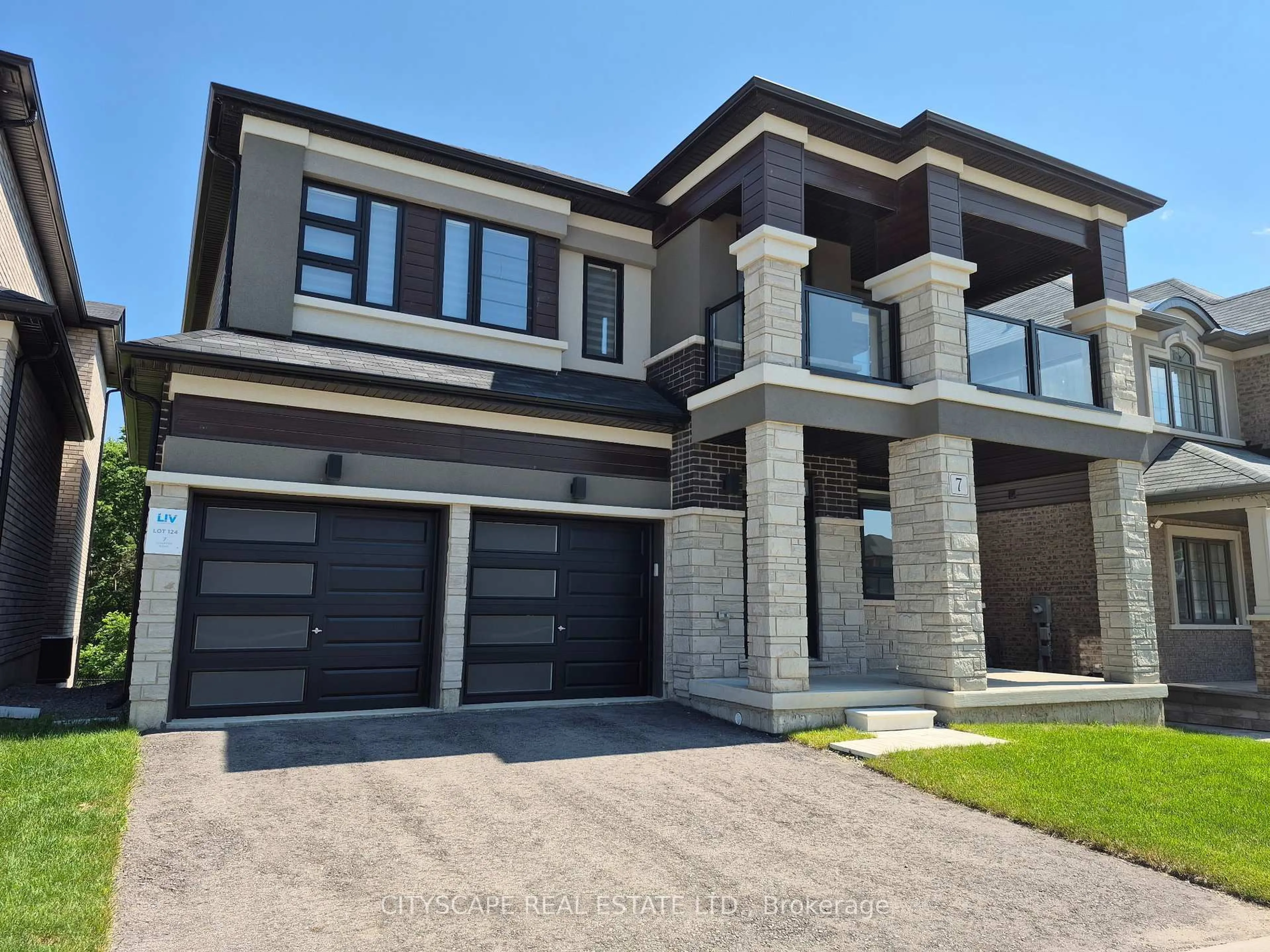 Home with brick exterior material, street for 7 Stauffer Rd, Brantford Ontario N3V 0B1