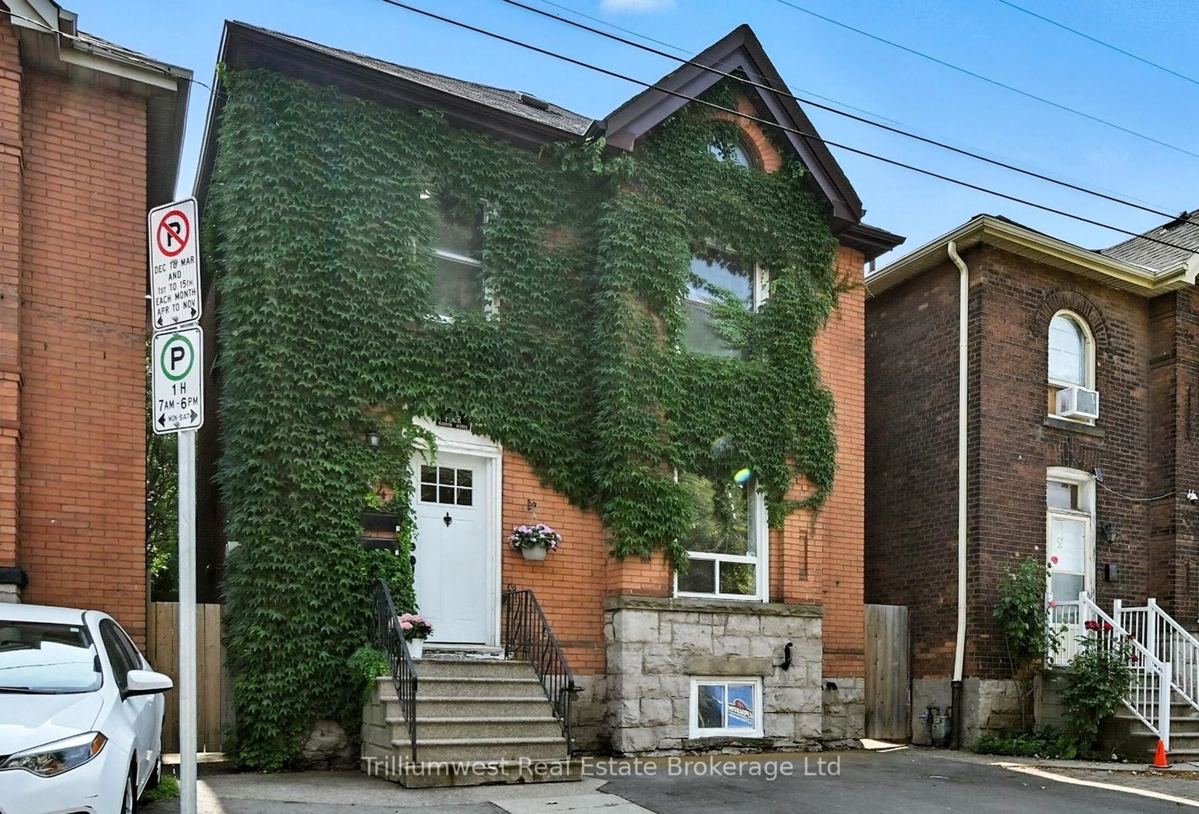 Home with brick exterior material, street for 4 Madison Ave, Hamilton Ontario L8L 5Y3