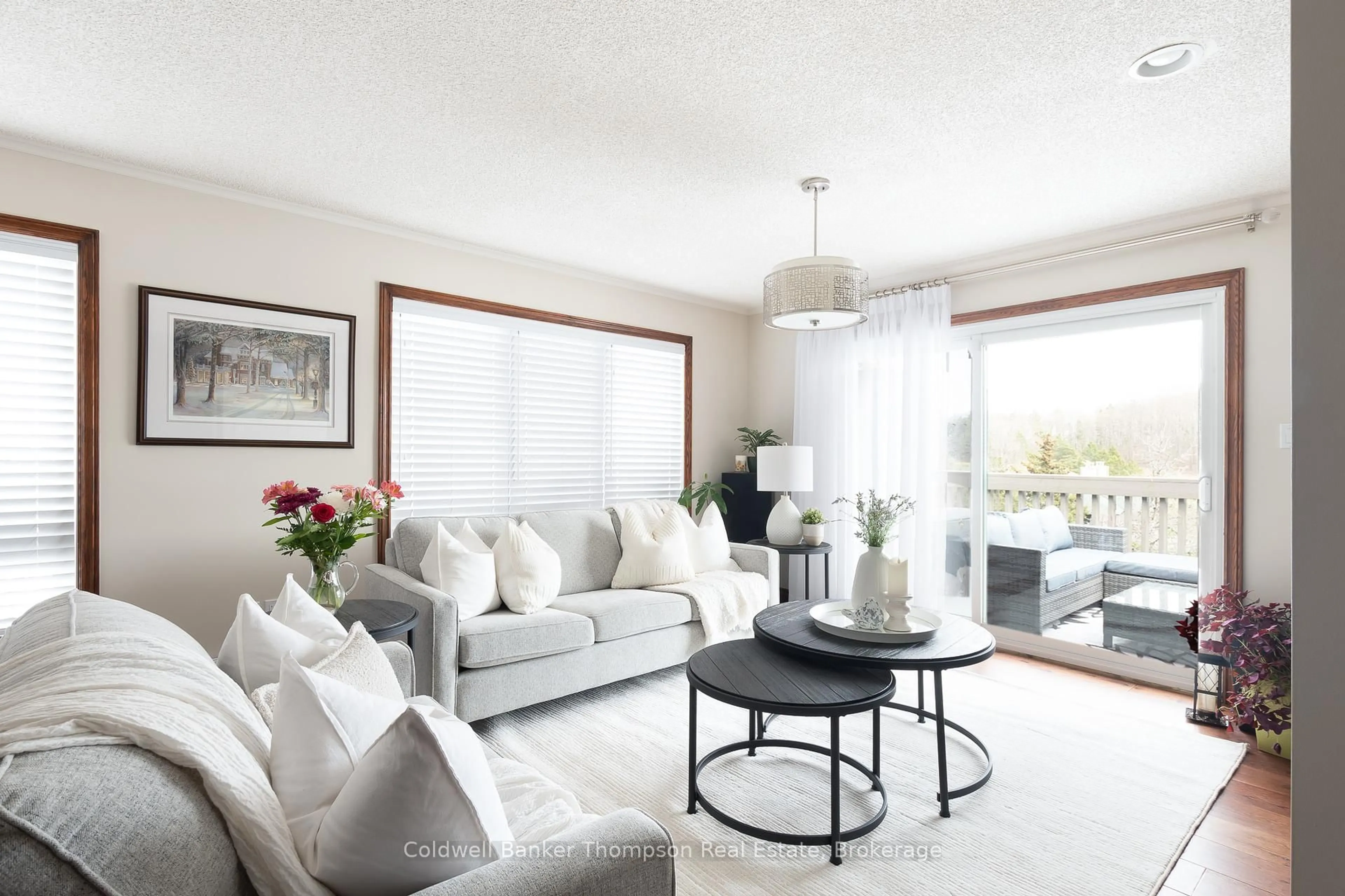 Living room with furniture, unknown for 34 Deerhurst Greens Rd #301, Huntsville Ontario P1H 1A9